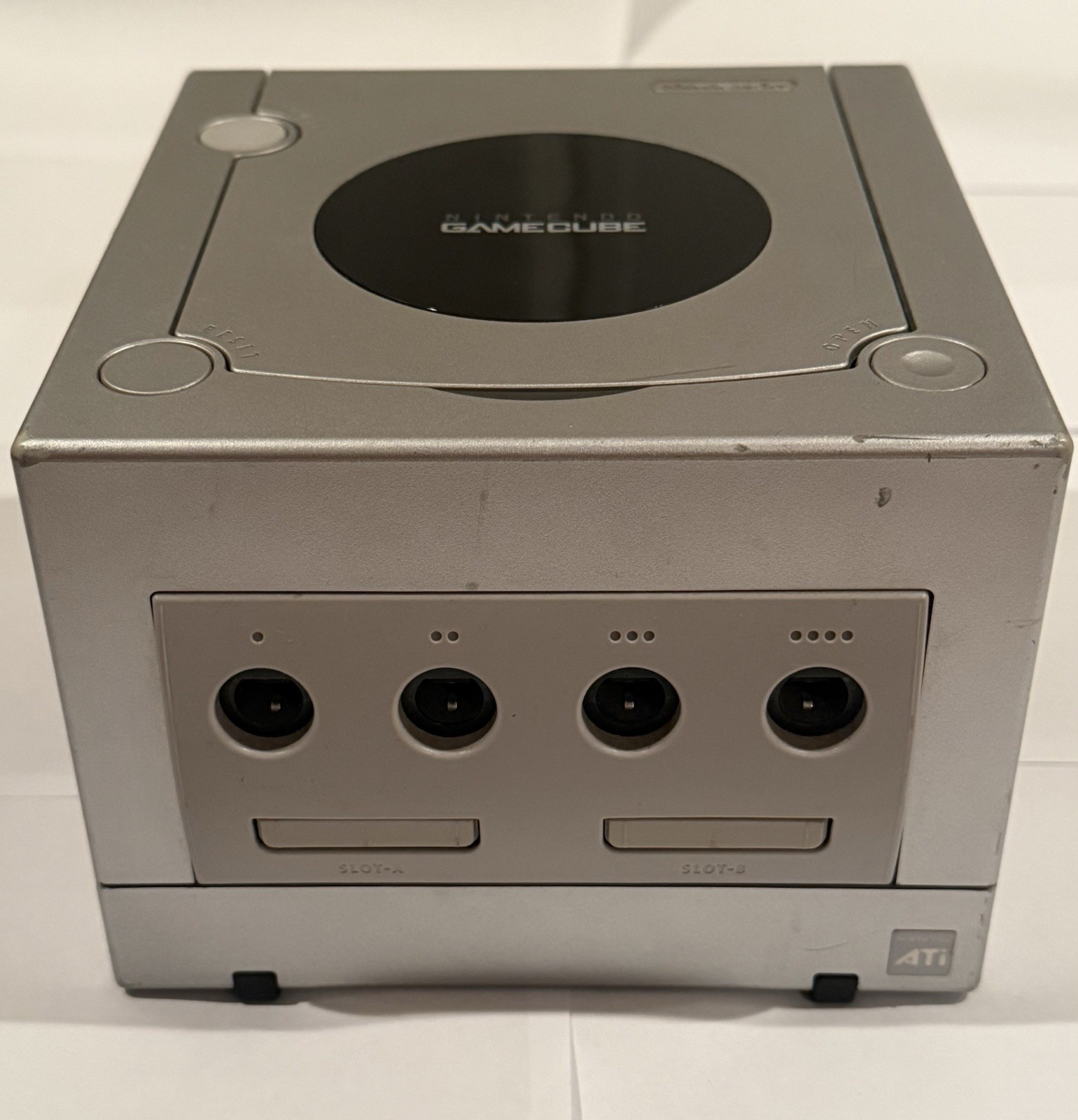 Nintendo GameCube Silver Console Only DOL-001 Tested Works Please Read Desc!