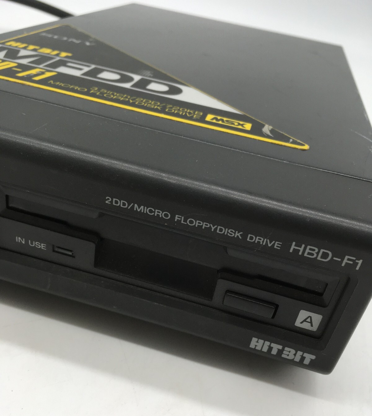 MSX SONY MFDD Micro Floppydisk Drive HBD-F1 HIT BIT 100V 10W 50/60Hz As Is