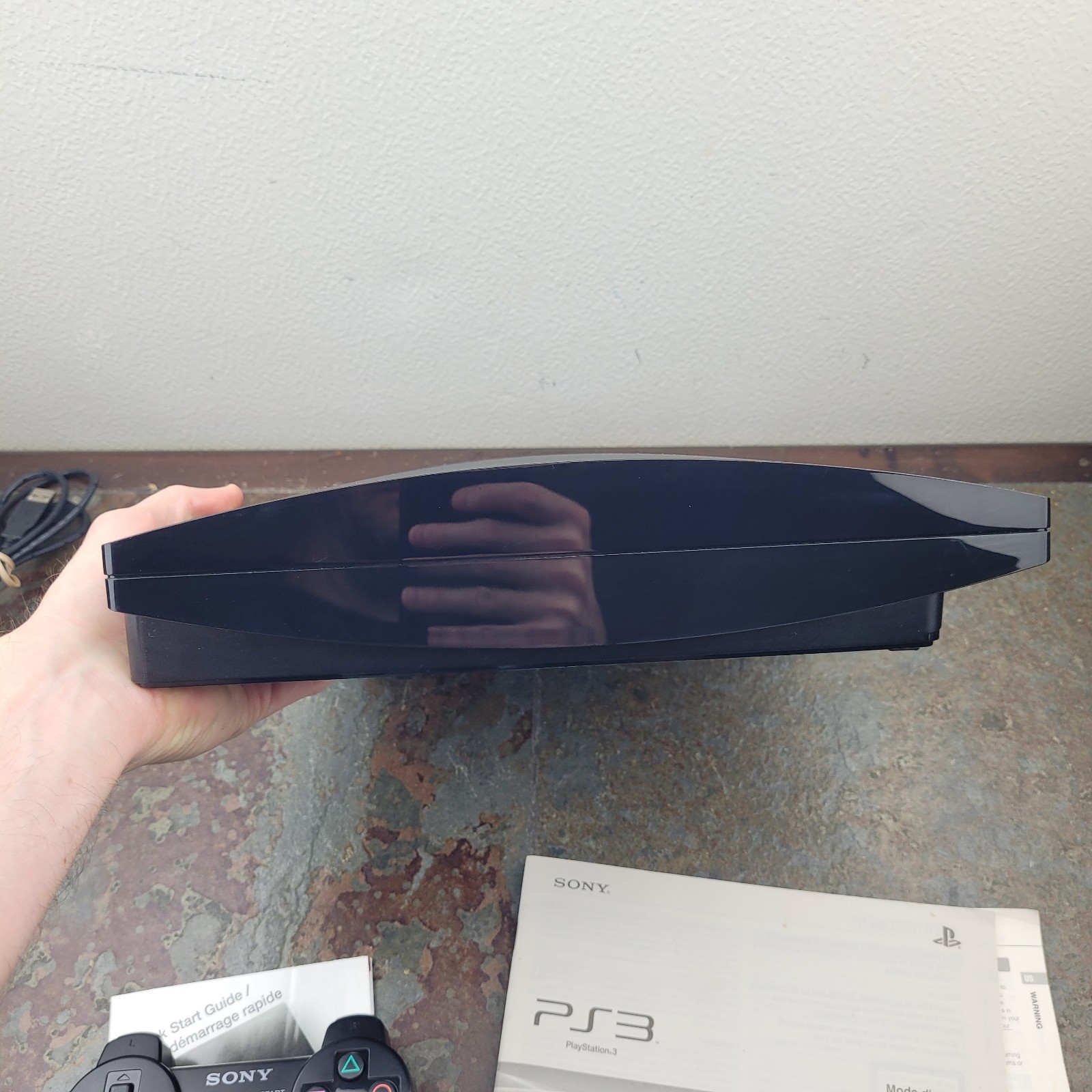 Sony PlayStation 3 – Slim 250GB Console – Charcoal Black CECH-2001B Bundle