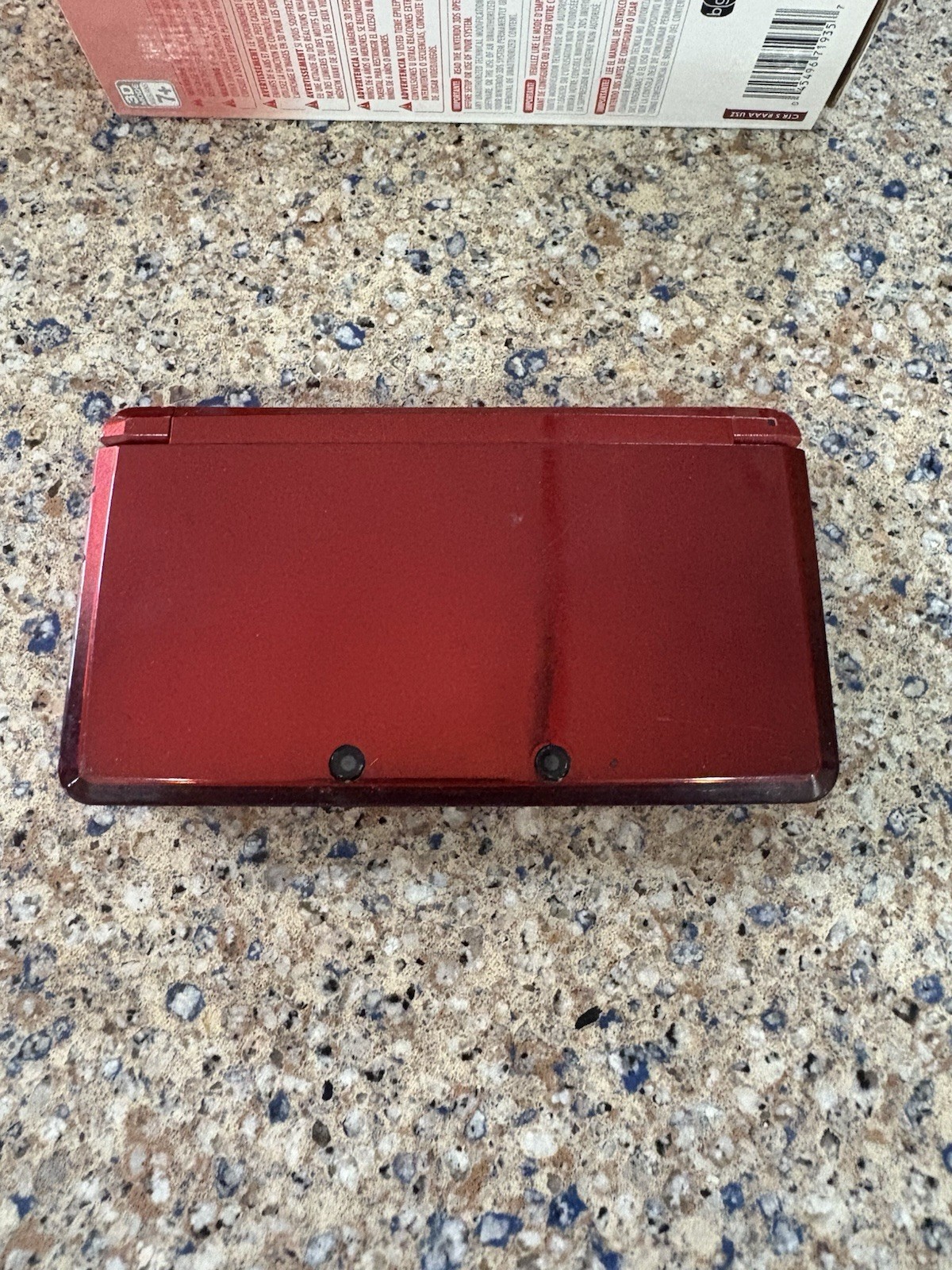 Flame Red Nintendo 3DS System Console CIB Complete IN Box! Tested Free shipping