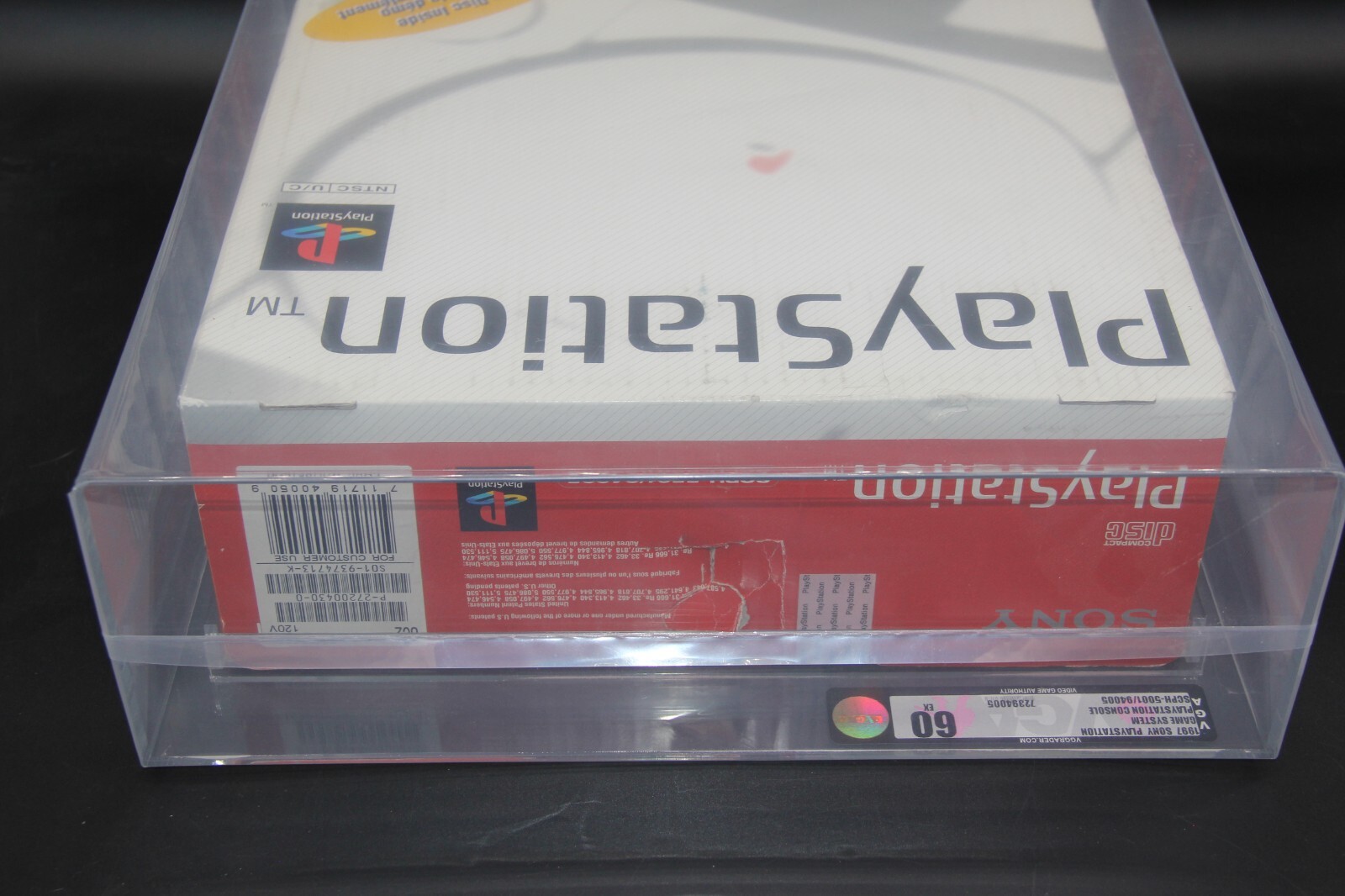 Sony PlayStation 1 Gray Console SCPH-5501/94005 VGA 60 New Sealed Rare! PS1 PSX