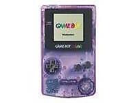 Nintendo Game Boy Color Handheld Console – Atomic Purple New Screen Installed!