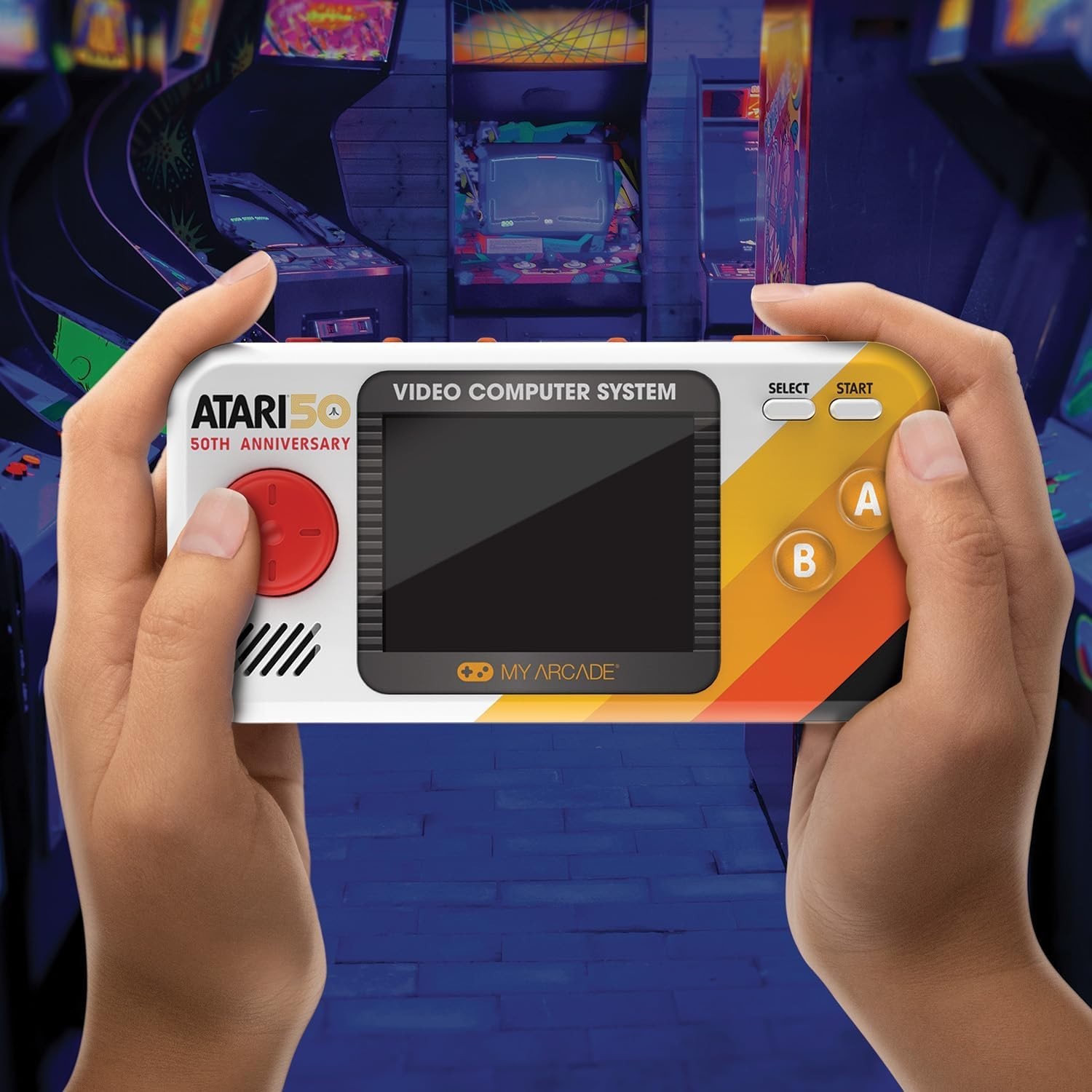 Collectible Atari Pocket Player Pro – 100 Games with Headphone Jack Feature