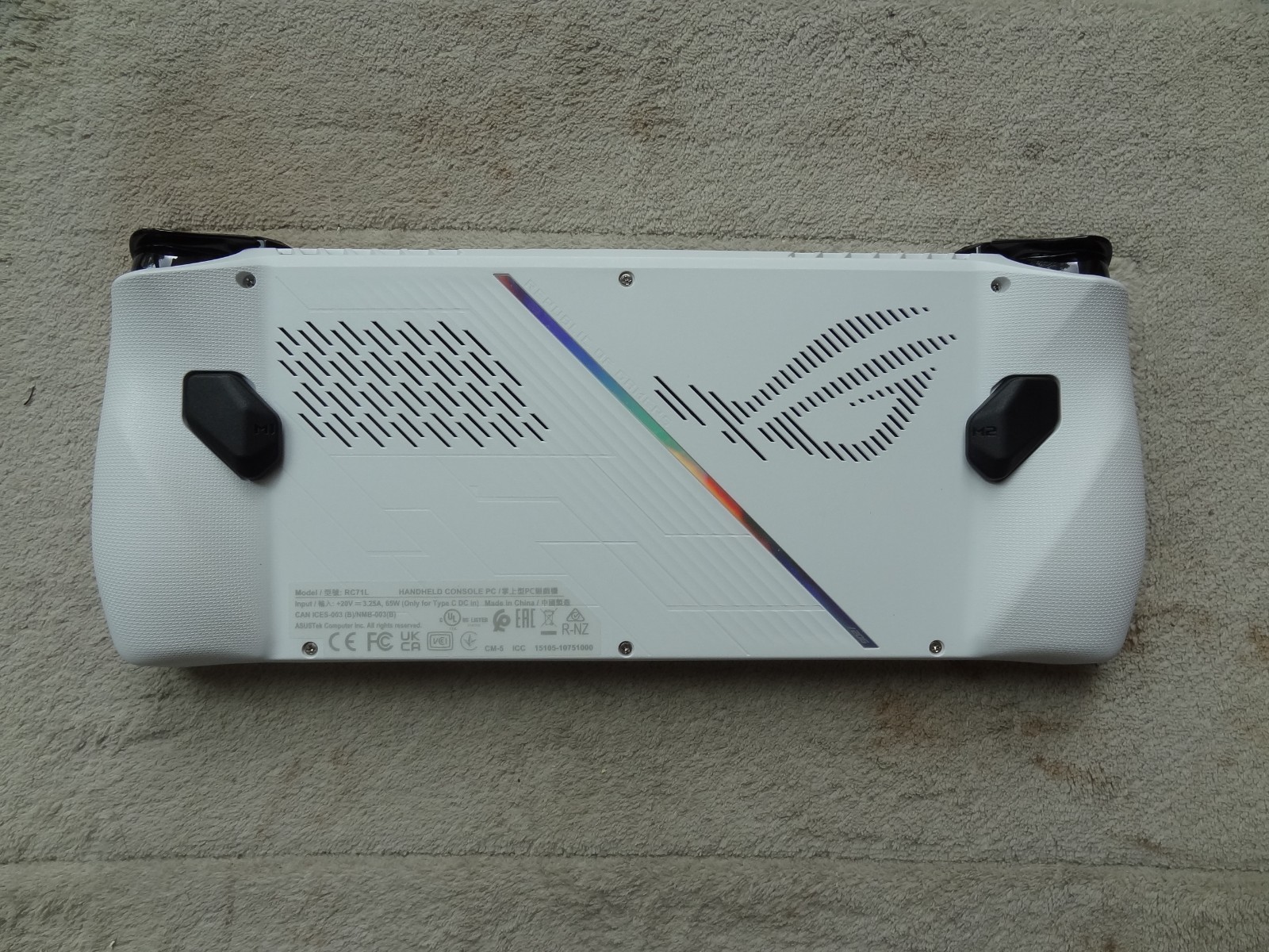 Asus ROG Ally 7″ AMD Ryzen Z1 Extreme 16GB RAM 512GB White RC71L-ALLY.Z1X_512