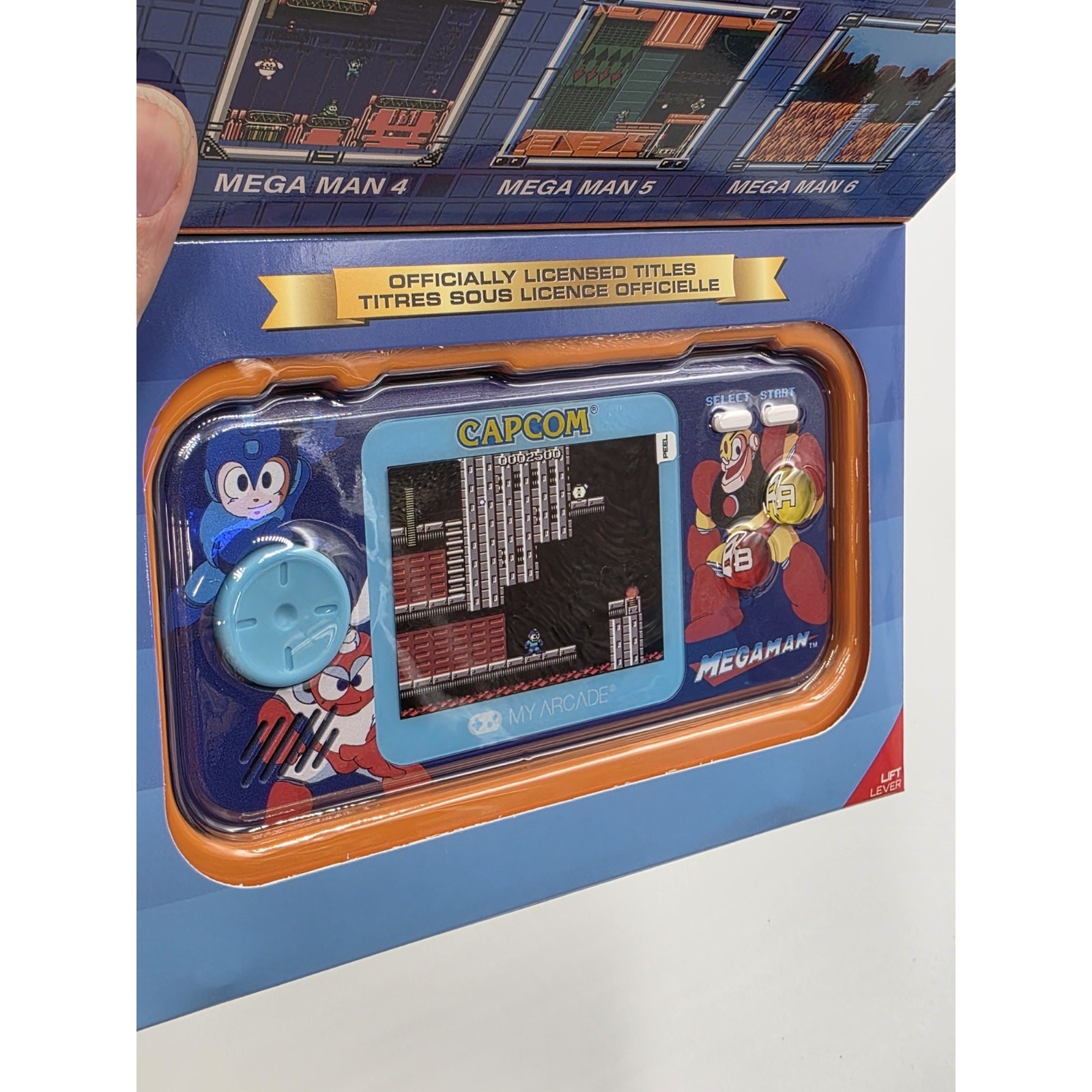 My Arcade Mega Man Pocket Player Pro: Portable Video Game System with 6 Games