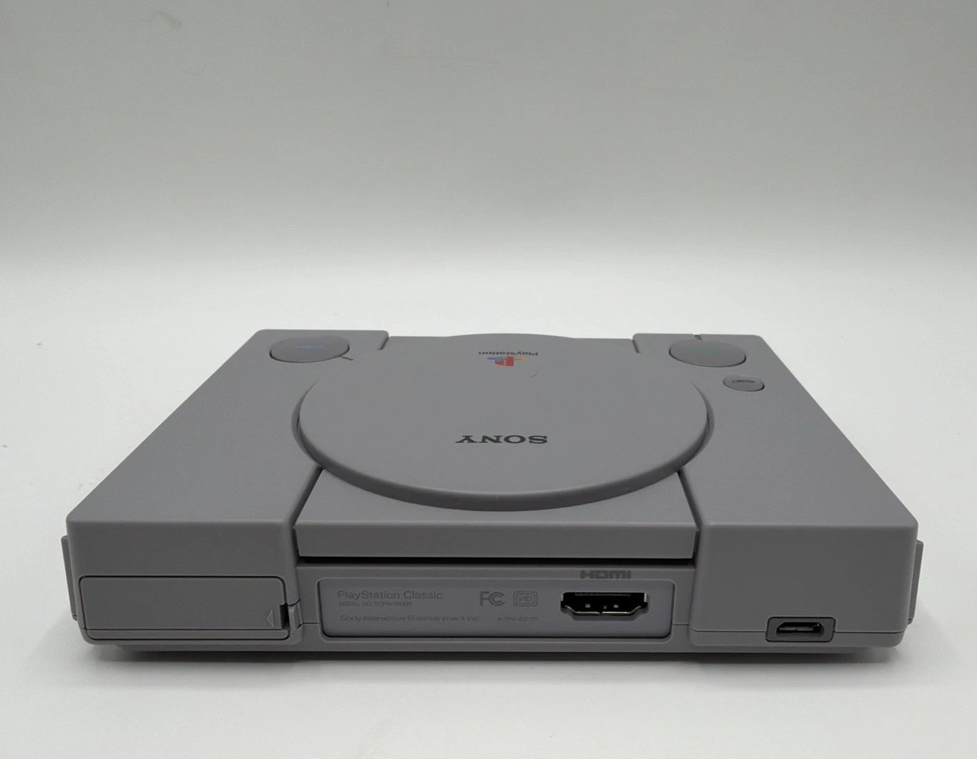 Sony PlayStation Classic Gray Console w/2 controllers, 20 games HDMI & Power Cor