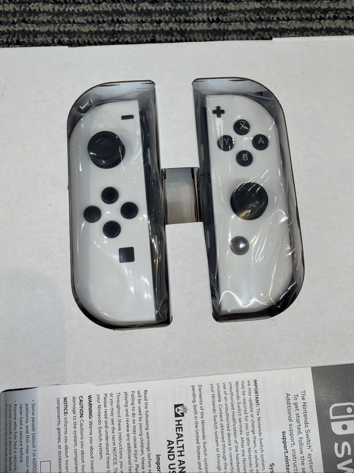 Open Box Nintendo Switch OLED Console Gaming System HEG-001 Black/White