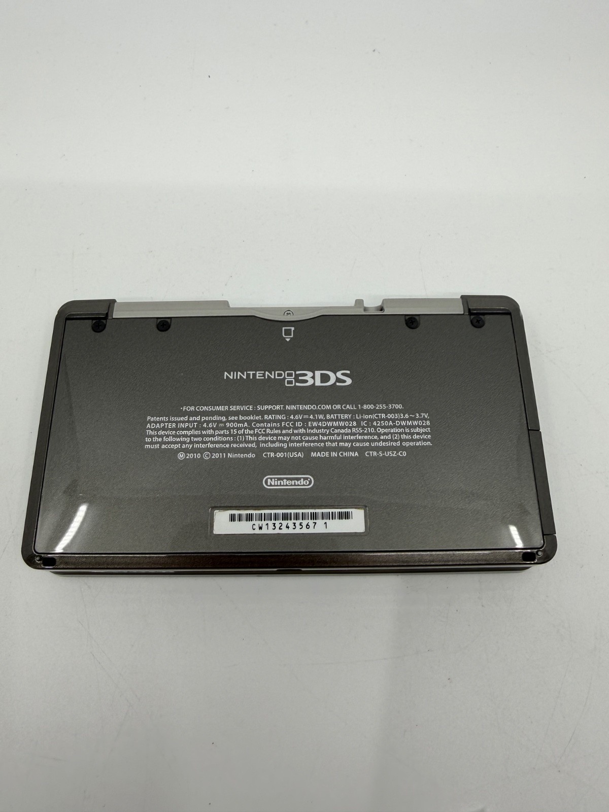 Open Box Nintendo 3DS 2GB Handheld System – Cosmo Black (See Description)