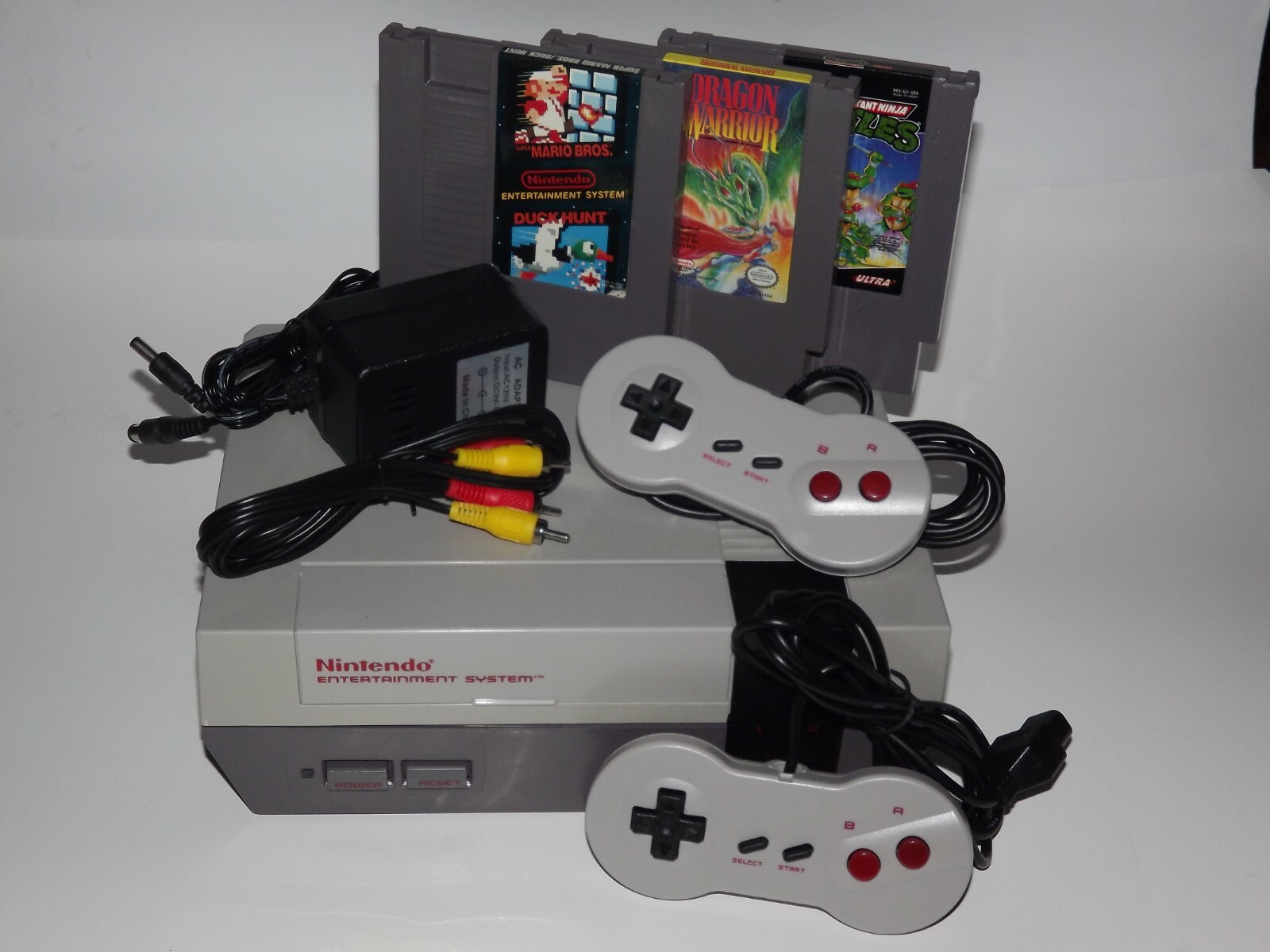 Nintendo NES System Console Choose Your Game Bundle New 72 Pin Connector