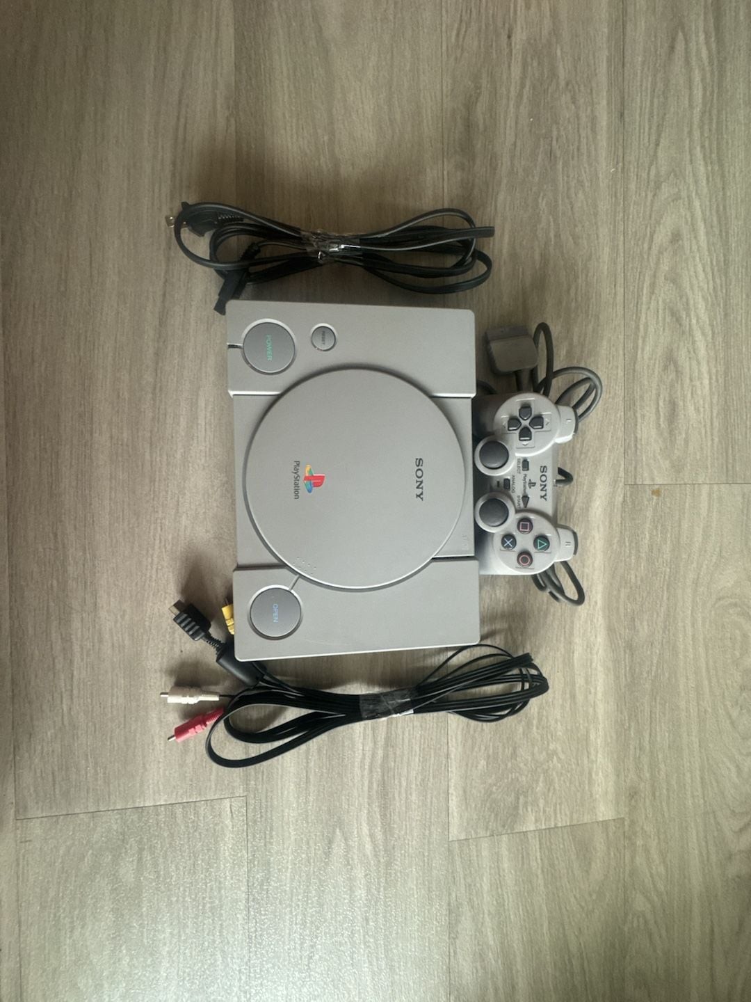 Sony PlayStation 1 Console SCPH-9001 Bundle with DualShock Controller, Cables