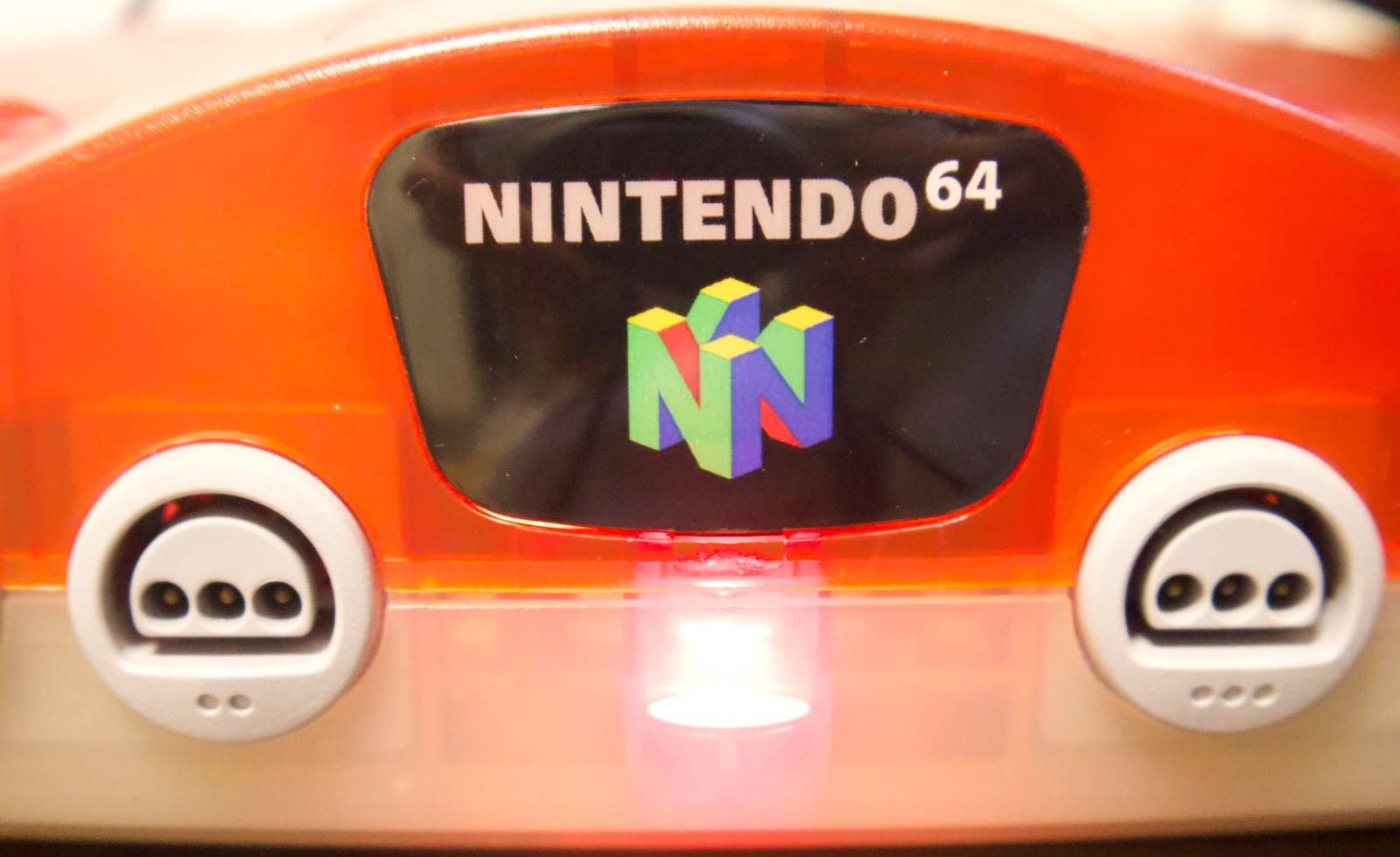 Nintendo 64 Clear Red Console Controller Set Tested Japan N64 OEM Authentic