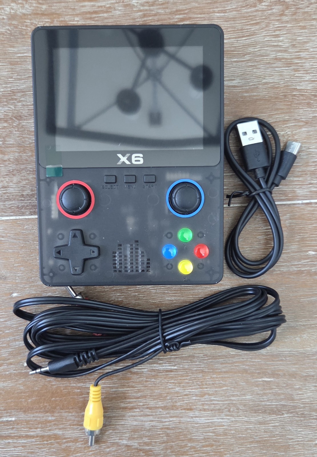 X6 Handheld Game Console 3.5″ Screen, Dual Joystick 640-480 Res