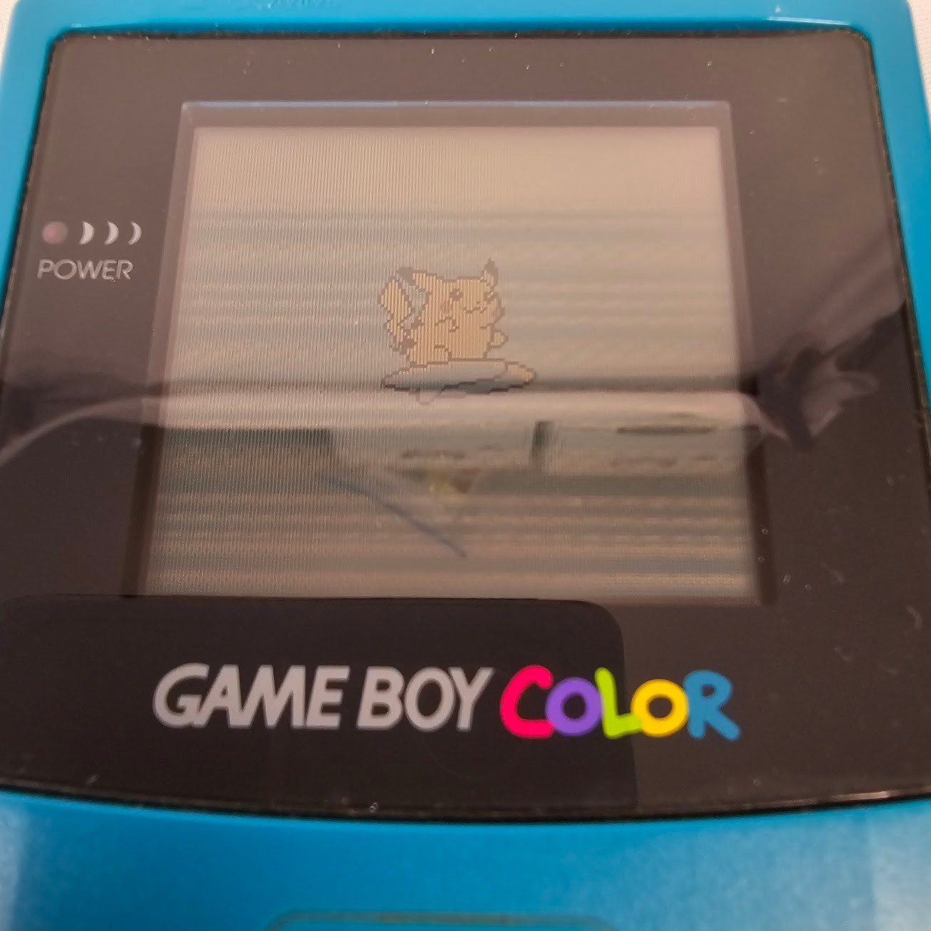 Nintendo Game Boy Color Handheld System Teal Blue CGB-001 Good Condition
