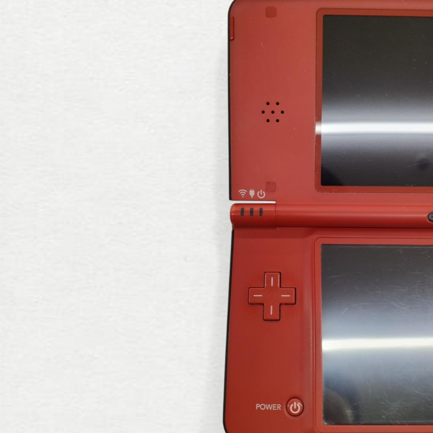 Nintendo DSi LL Console Handheld System Wi-Fi Capability Headphone Jack Wine Red
