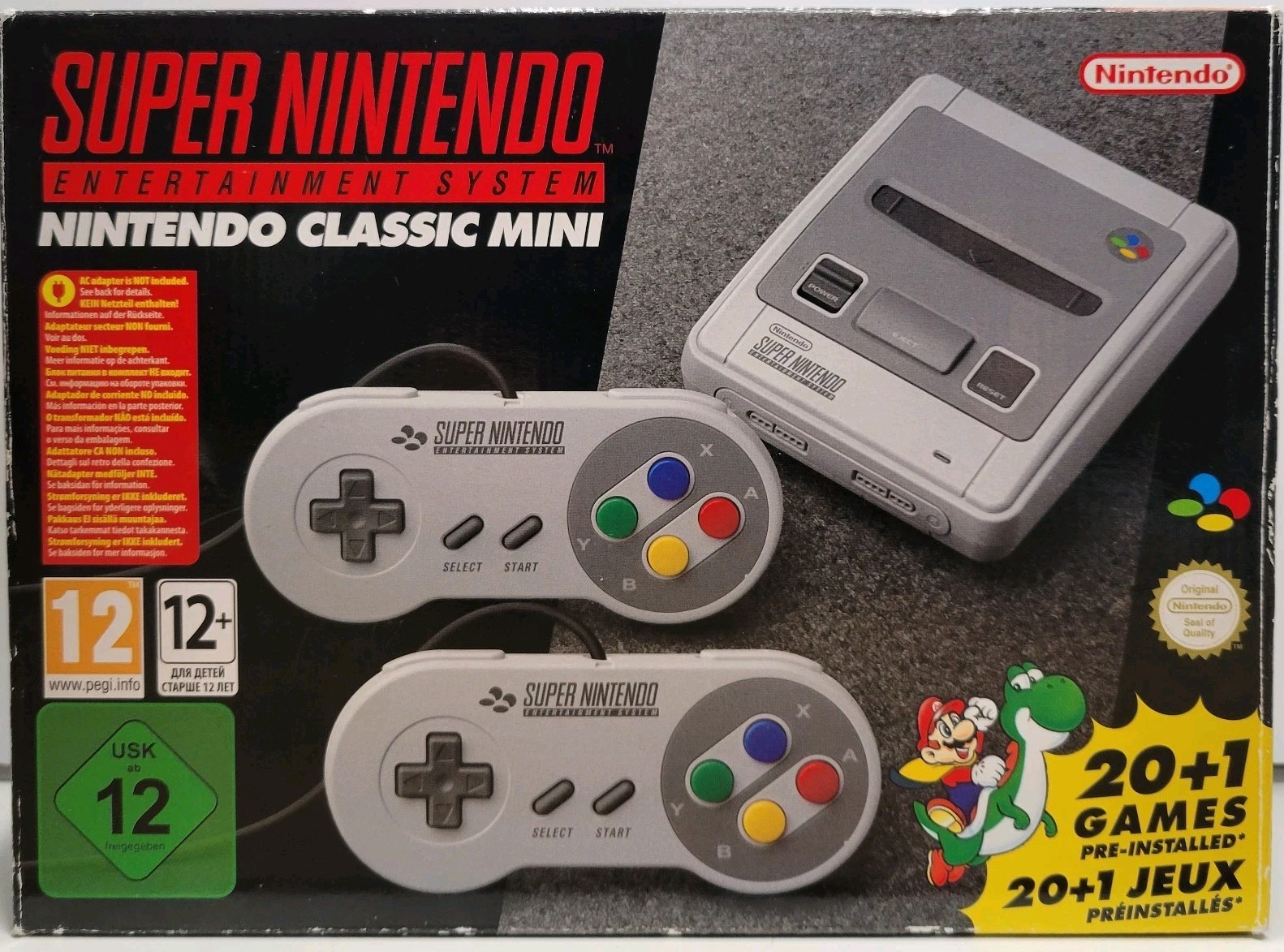 PAL Super Nintendo Entertainment System | Classic Mini | 20 Games + StarFox 2