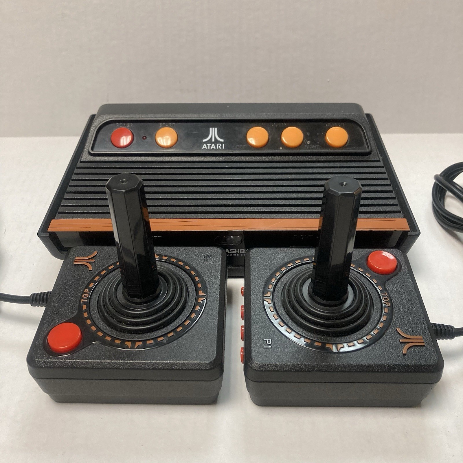 Atari Flashback 4 Console With Two Controllers! Clean Tested Working. Cables Inc