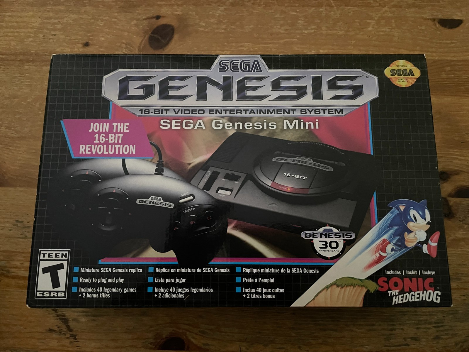 SEGA GENESIS Mini Console 42 GAMES 30 Years Anniversary 2019 Edition BRAND NEW