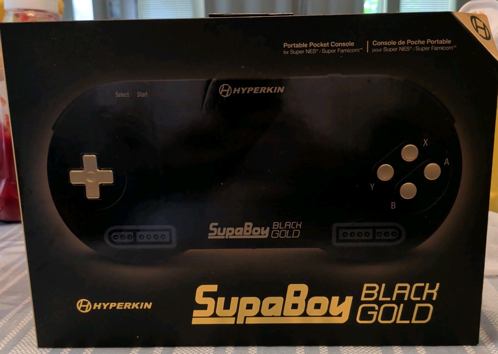 Hyperkin SupaBoy Portable Pocket BlackGold Console Discontinued Color