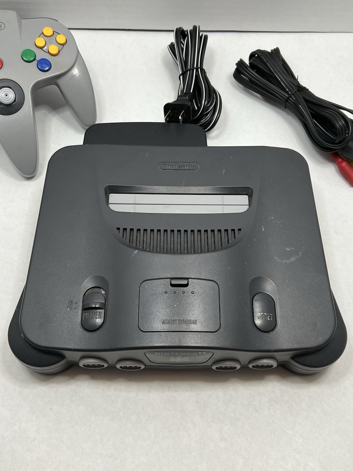Nintendo 64 N64 Console Bundle Complete With Official Controller & Cables TESTED