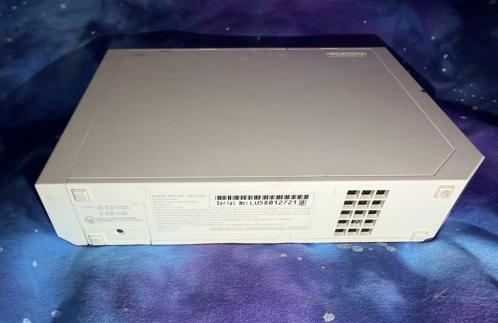 Nintendo Wii Gamecube Compatible RVL-001 Console ONLY