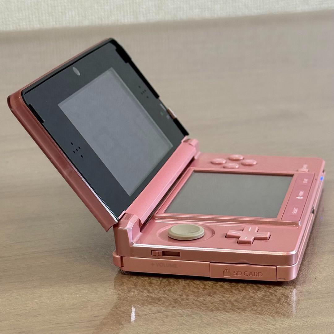 Nintendo 3DS Misty Pink CTR-001 Console Set w/ Charger Tested Japan Near Mint