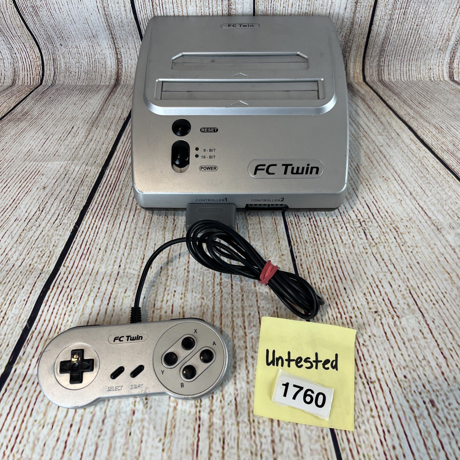 FC Twin Console SNES NES Clone System Controller No Cords Untested