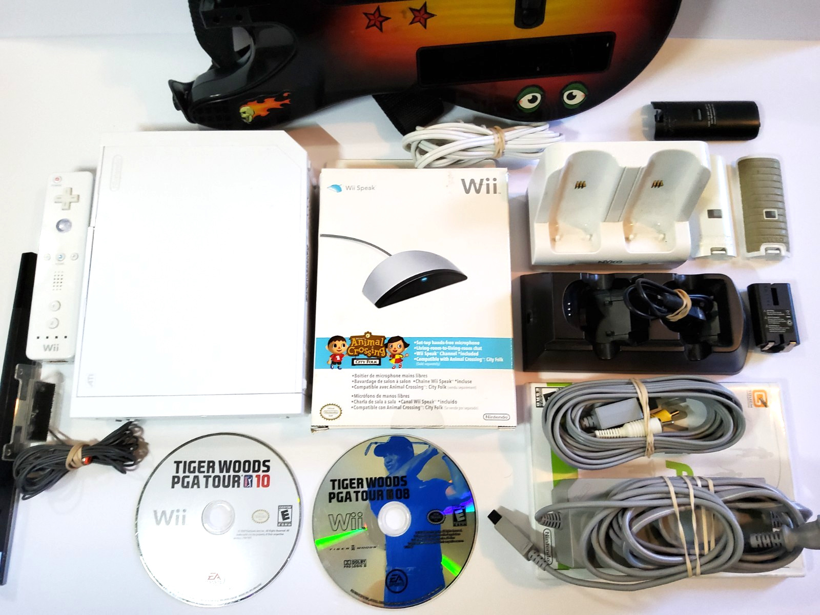 Nintendo Wii Console w/ Accessories FOR PARTS UNTESTED Various Items