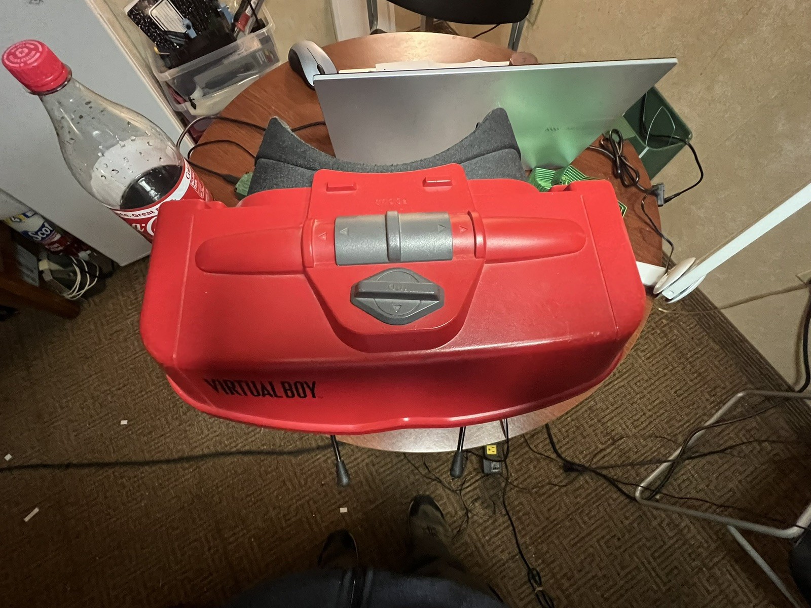 Nintendo Virtual Boy Console Set for Parts/Repair. Power supply included