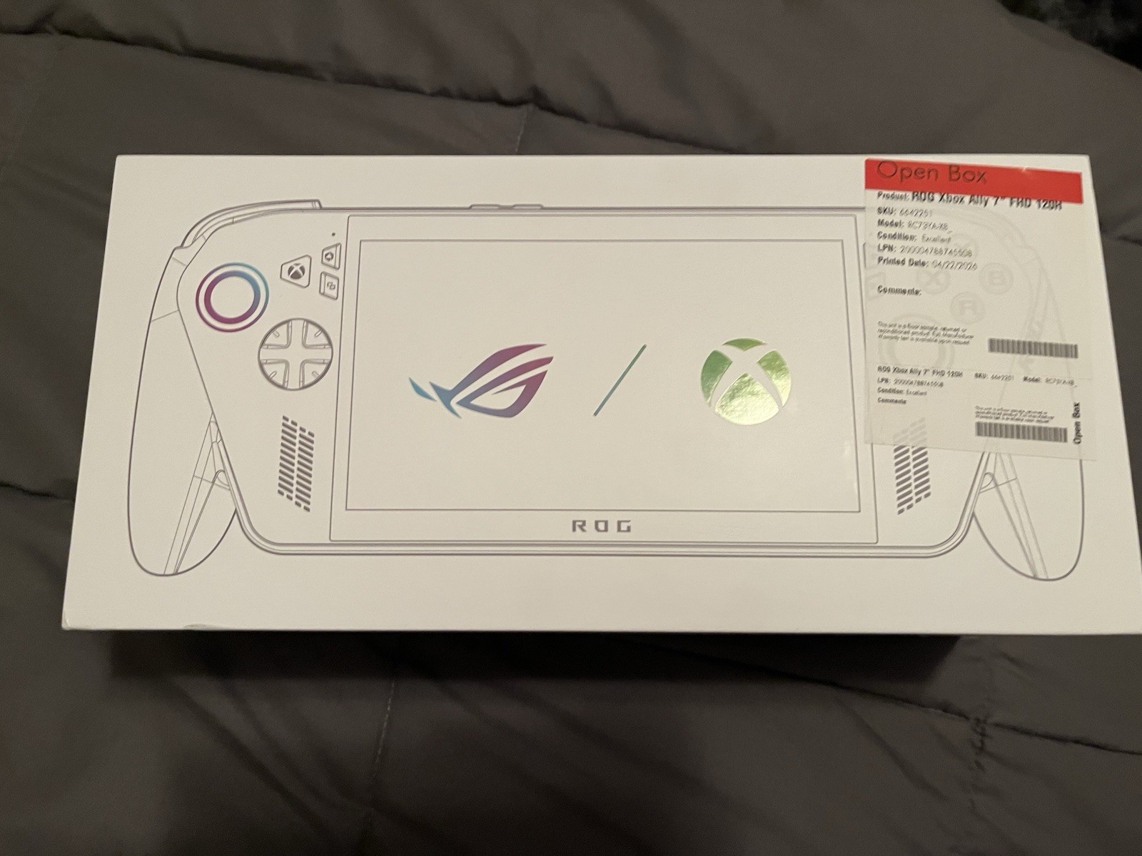ASUS ROG Xbox Ally – 7” Touchscreen Gaming Handheld, AMD Ryzen Z2 A, 16GB/512GB
