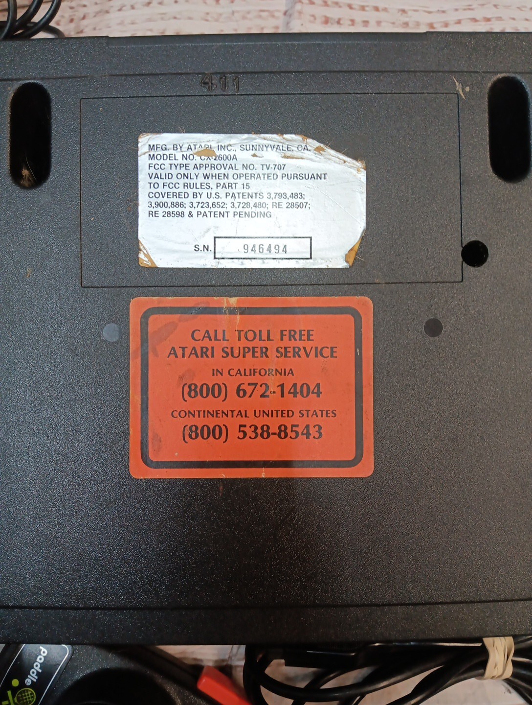 Atari CX2600A Woody Console UN TESTED – FREE SHIPPING