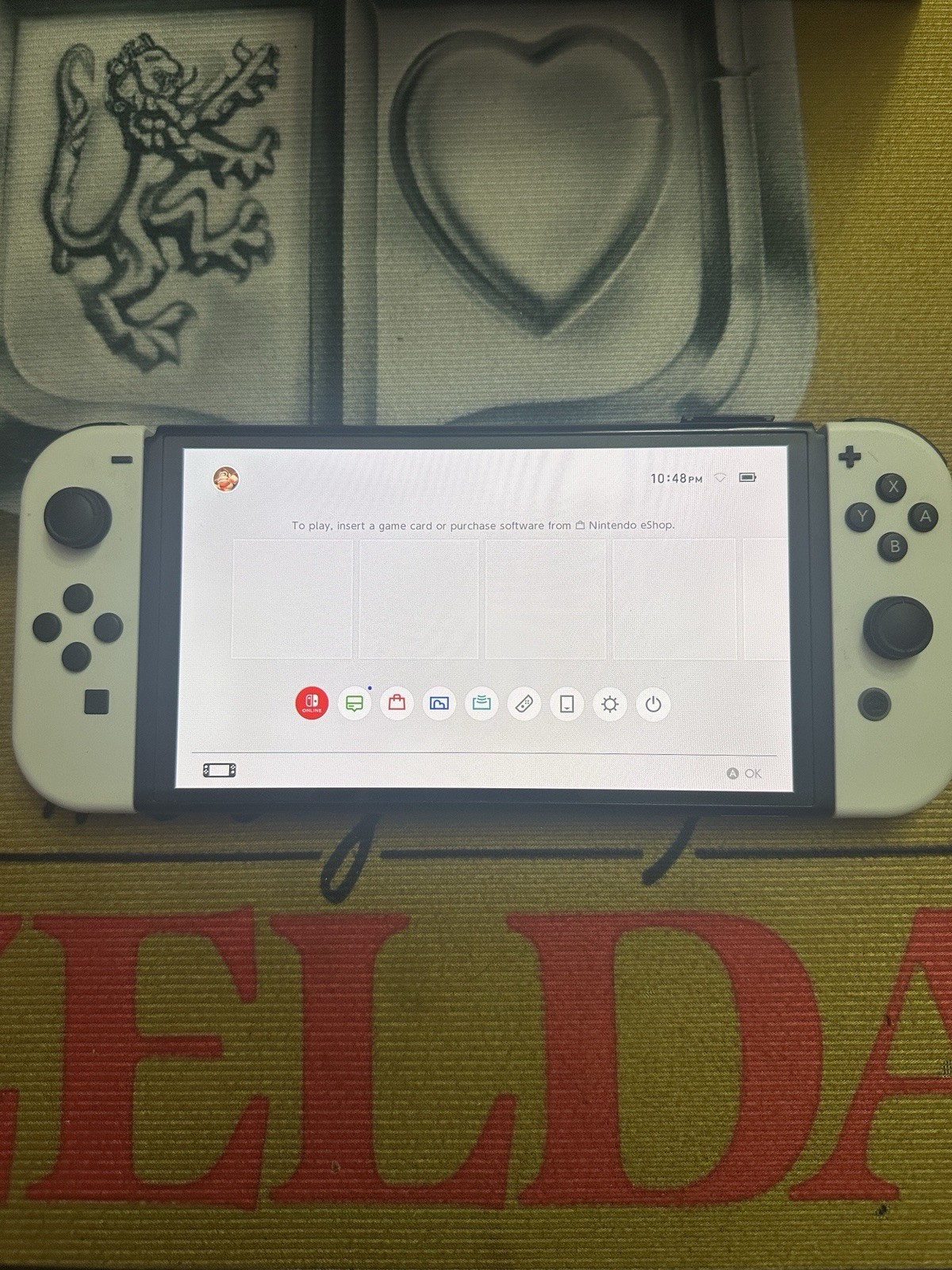 Nintendo Switch OLED Model HEG-001 Handheld Console – 64GB – White