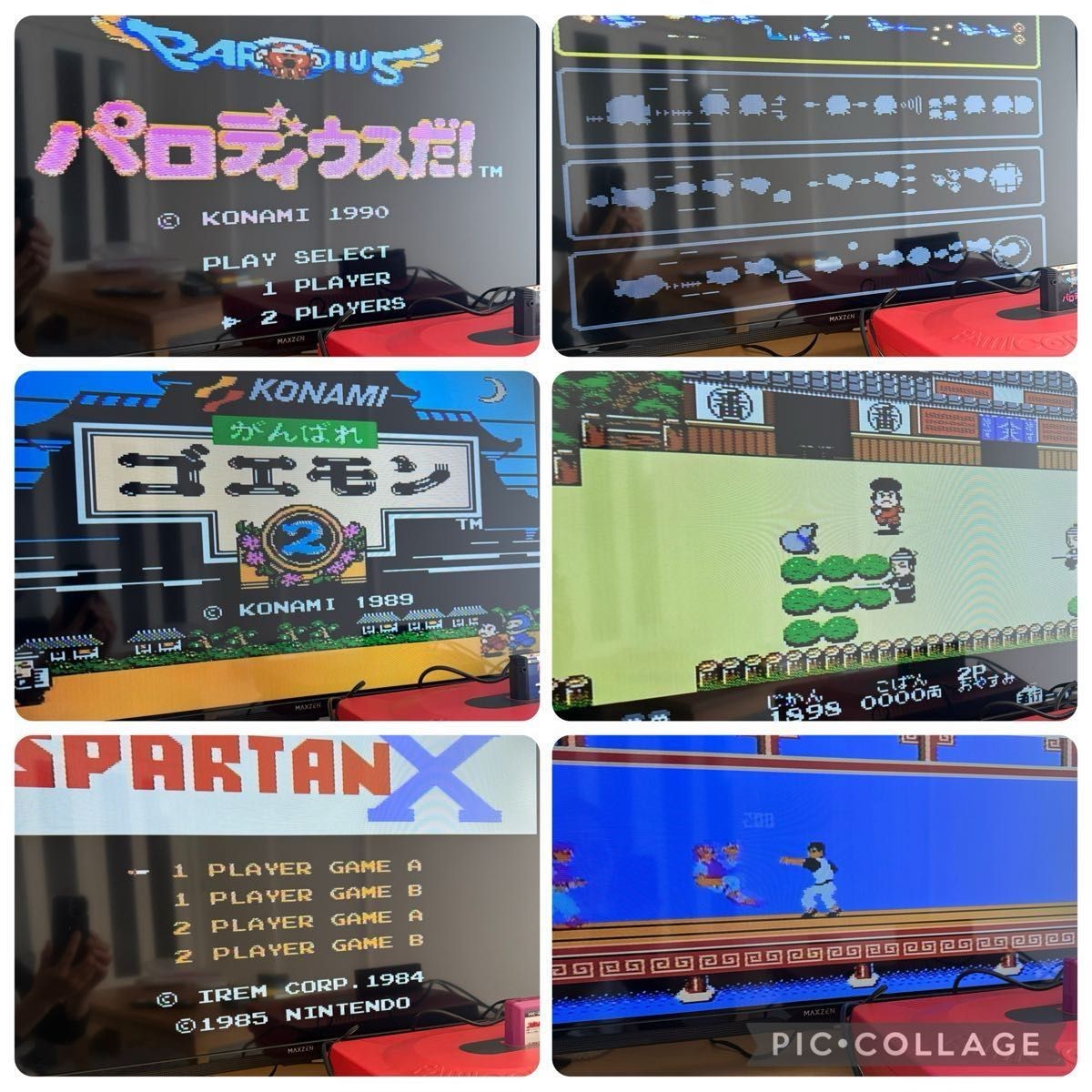 SHARP Twin Famicom AN-500R Red Console System + 15 Game Lot NTSC-J Japan Tested