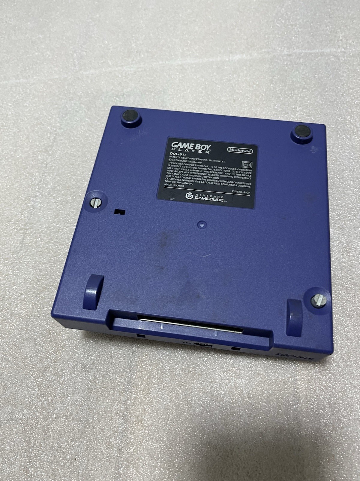 Nintendo GameCube Gameboy player DOL-017 adaptor Indigo blue Region free Japan