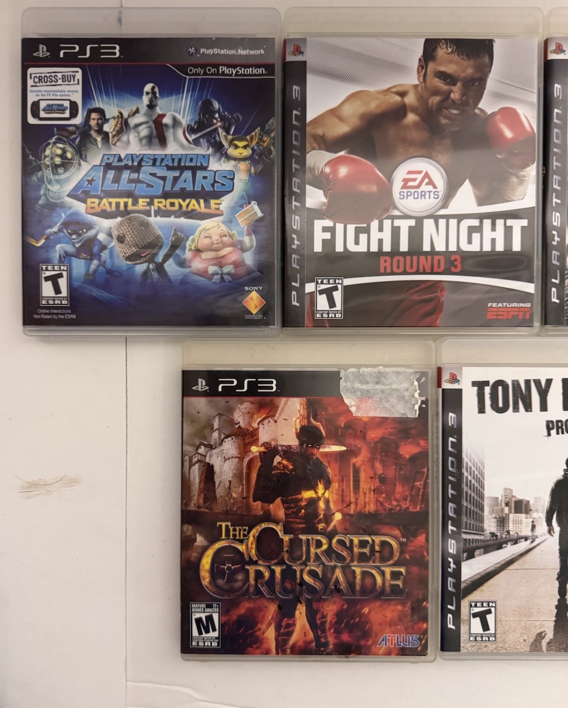 Sony PlayStation 3 PS3 Slim Console CECH-2501A Bundle, 9 Game Lot TESTED