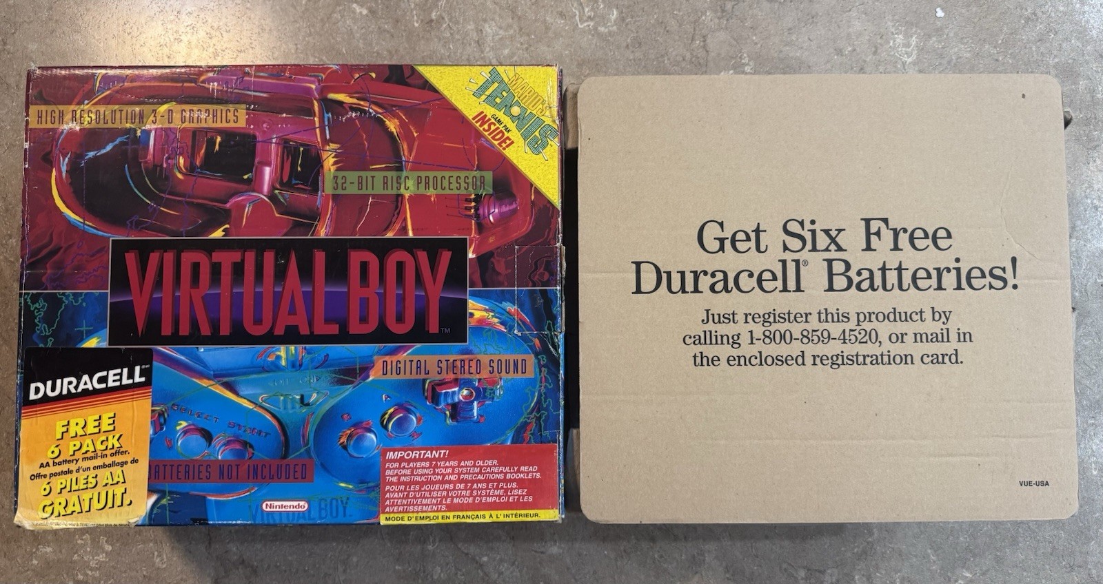 Nintendo Virtual Boy CIB. NOT TESTED, PLEASE READ. Open To Offers!