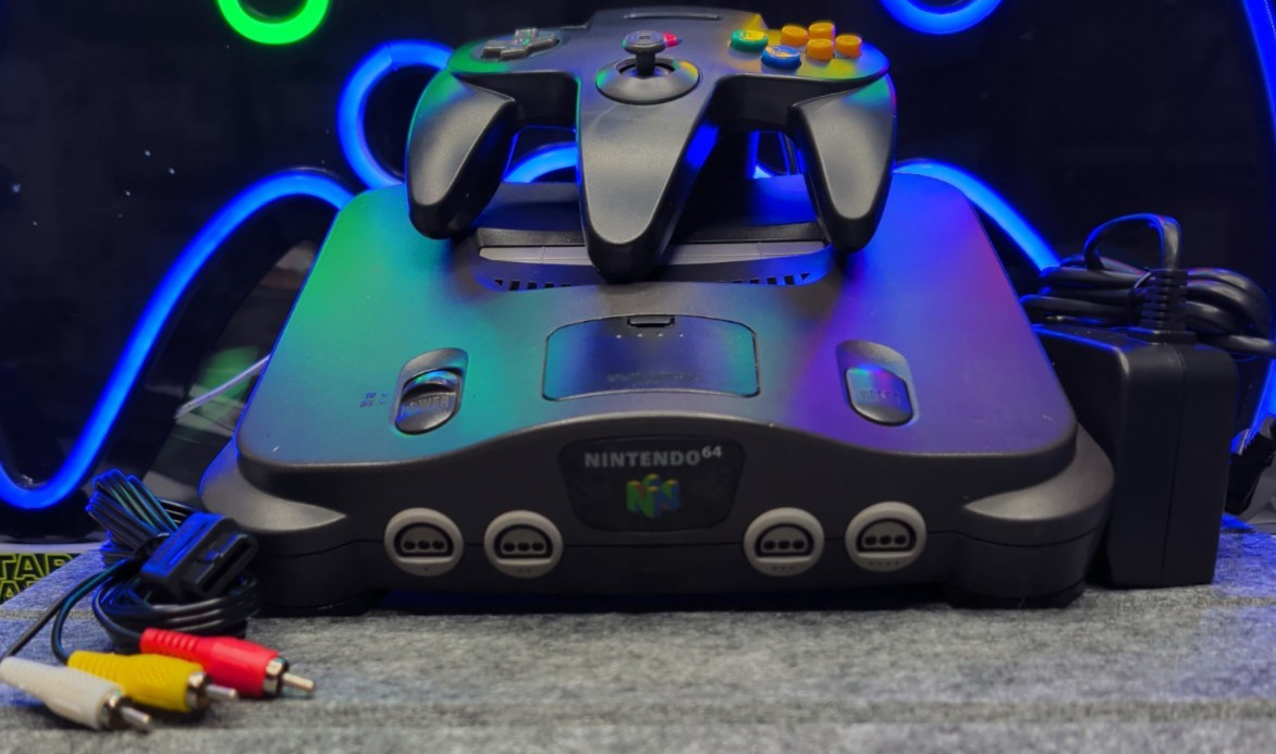 Nintendo 64 N64 NUS-001 (JPN) Japanese Console w/Jumper Pak Power AV Controller