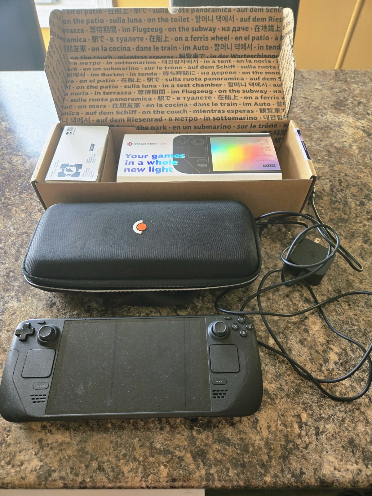 STEAM DECK OLED 512GB – Barely Used – Power Supply Included – Perfect Condition