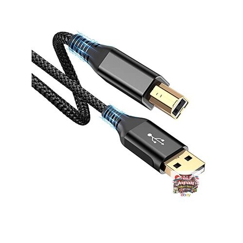 NEW 3M USB 2.0 Printer Cable Type A Male to Type B Male 480Mbps High-Speed