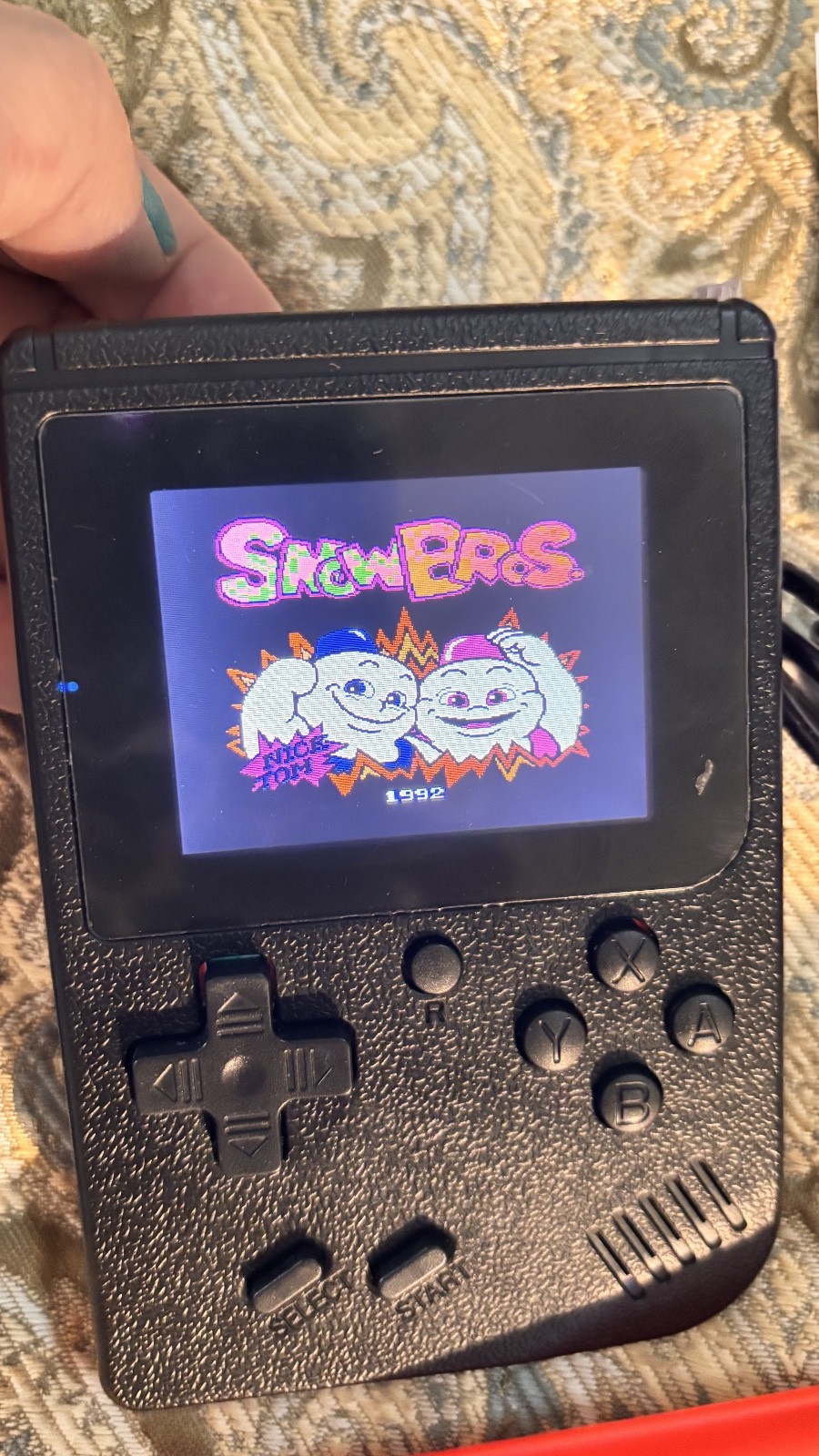 Game Box + Gameboy Style Handheld Retro Video Game – 500 Classic Games Console