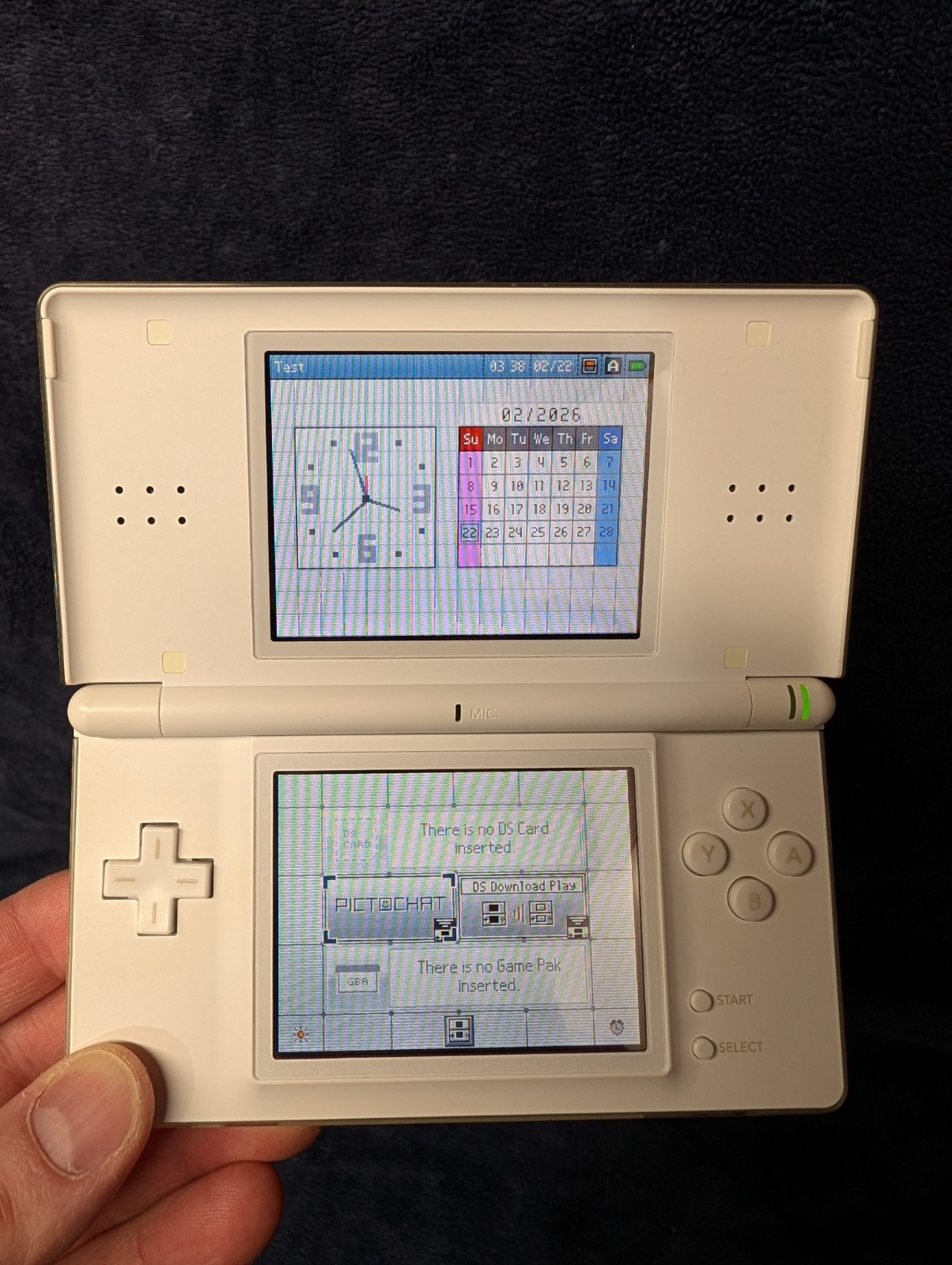 Nintendo DS Lite Console Polar White CIB