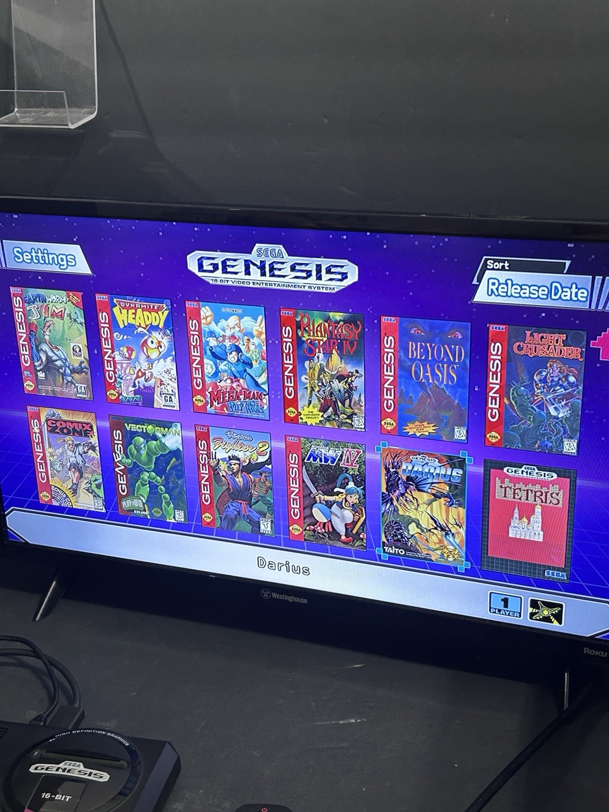 SEGA 42 Games Genesis Mini 16Bit Video Entertainment System REPLICA Open Box New