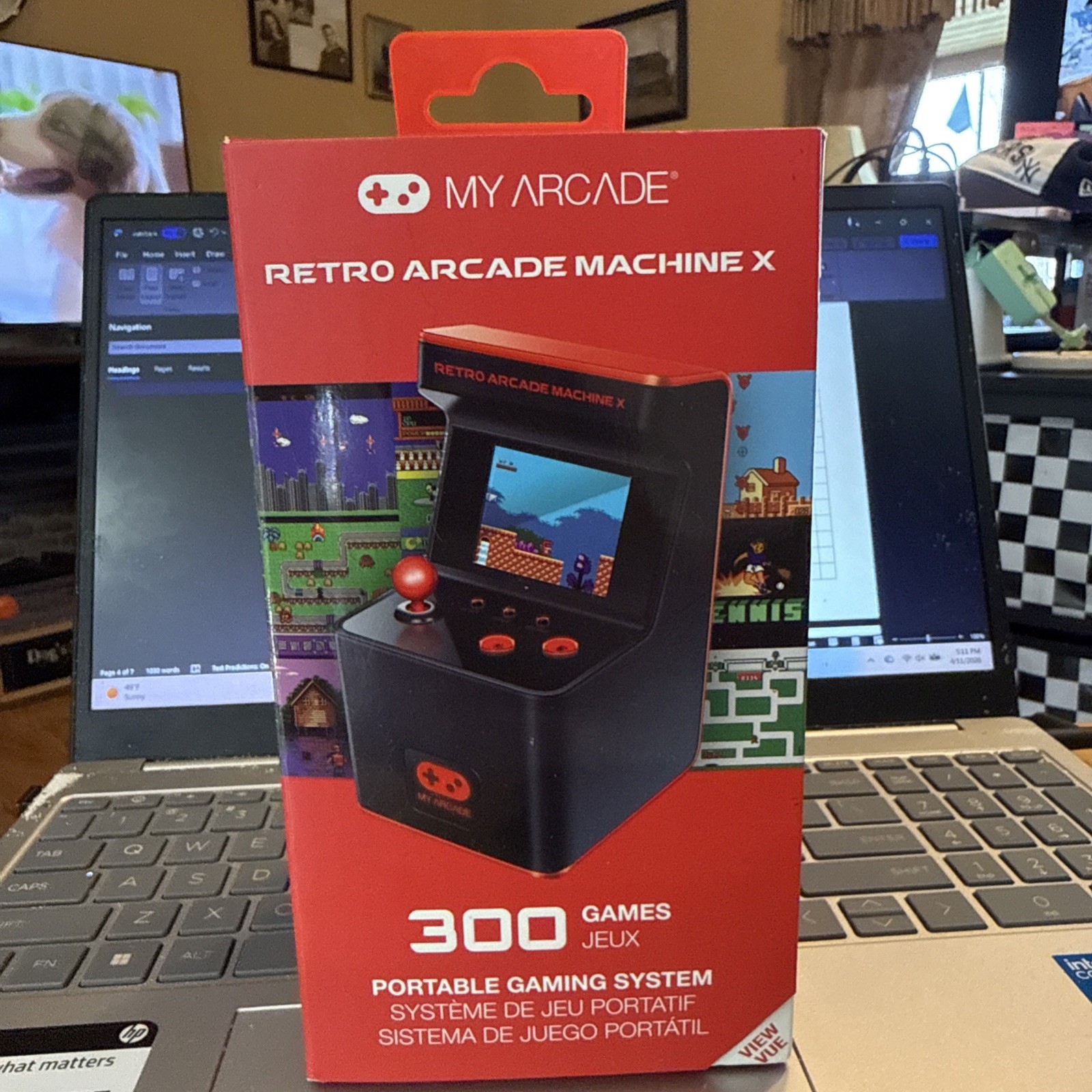 My Arcade – Retro Arcade Machine X Portable Gaming Mini Arcade Cabinet 300 Games