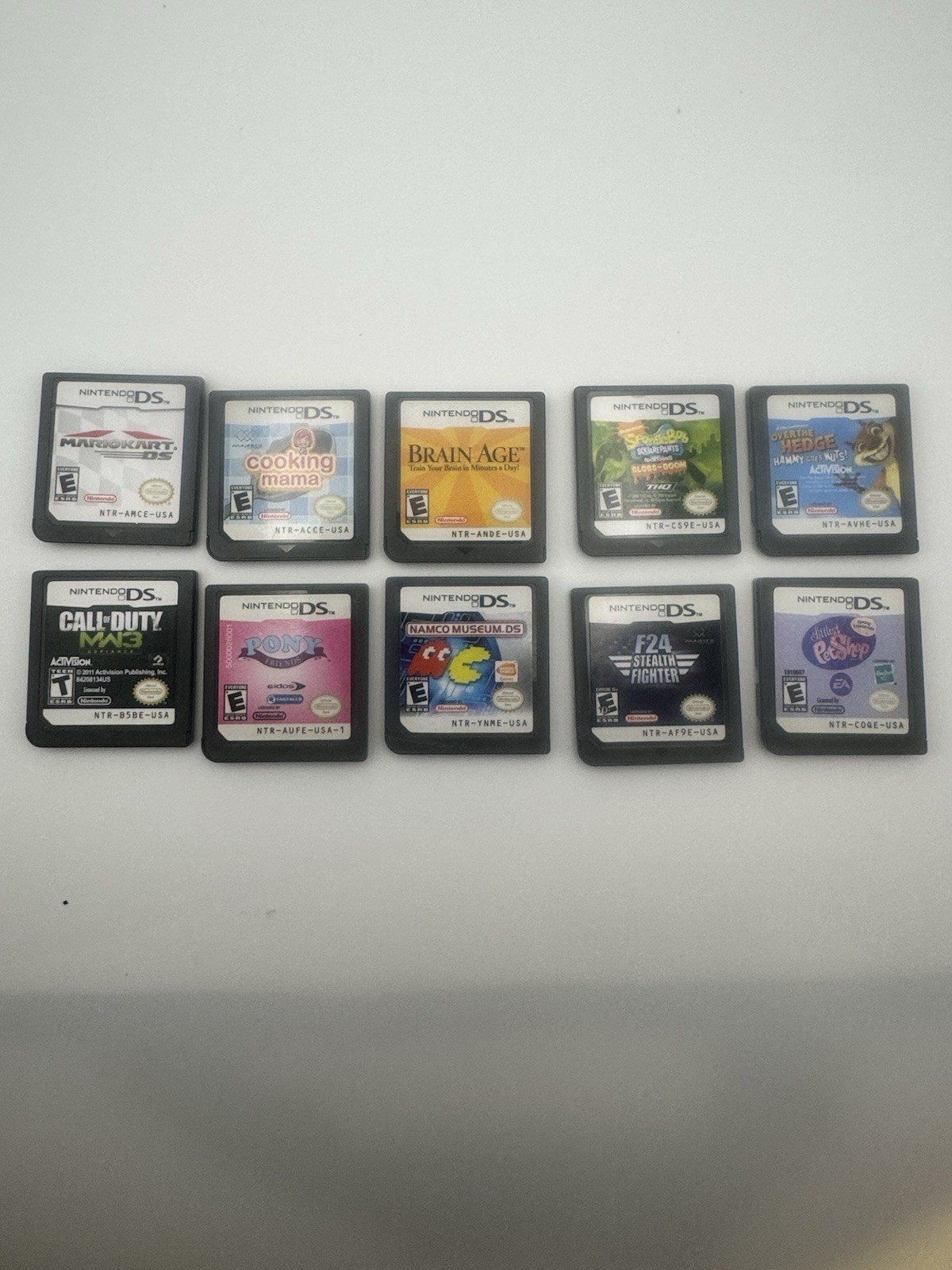 Nintendo 3DS Midnight Purple Bundle w/ Charger & 21 Games Tested Working