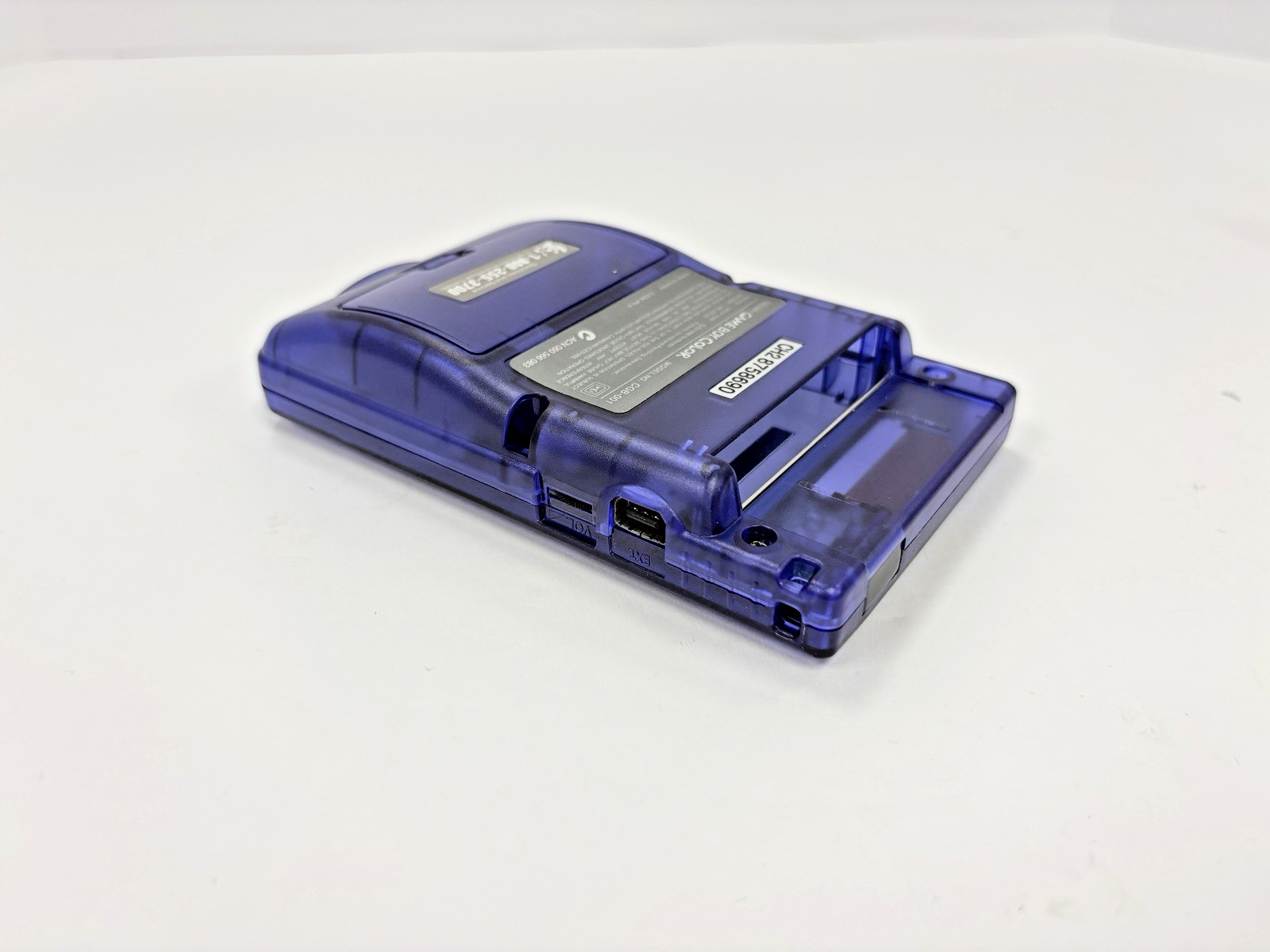 Refurbished Nintendo Game Boy Color Clear Purple Handheld System