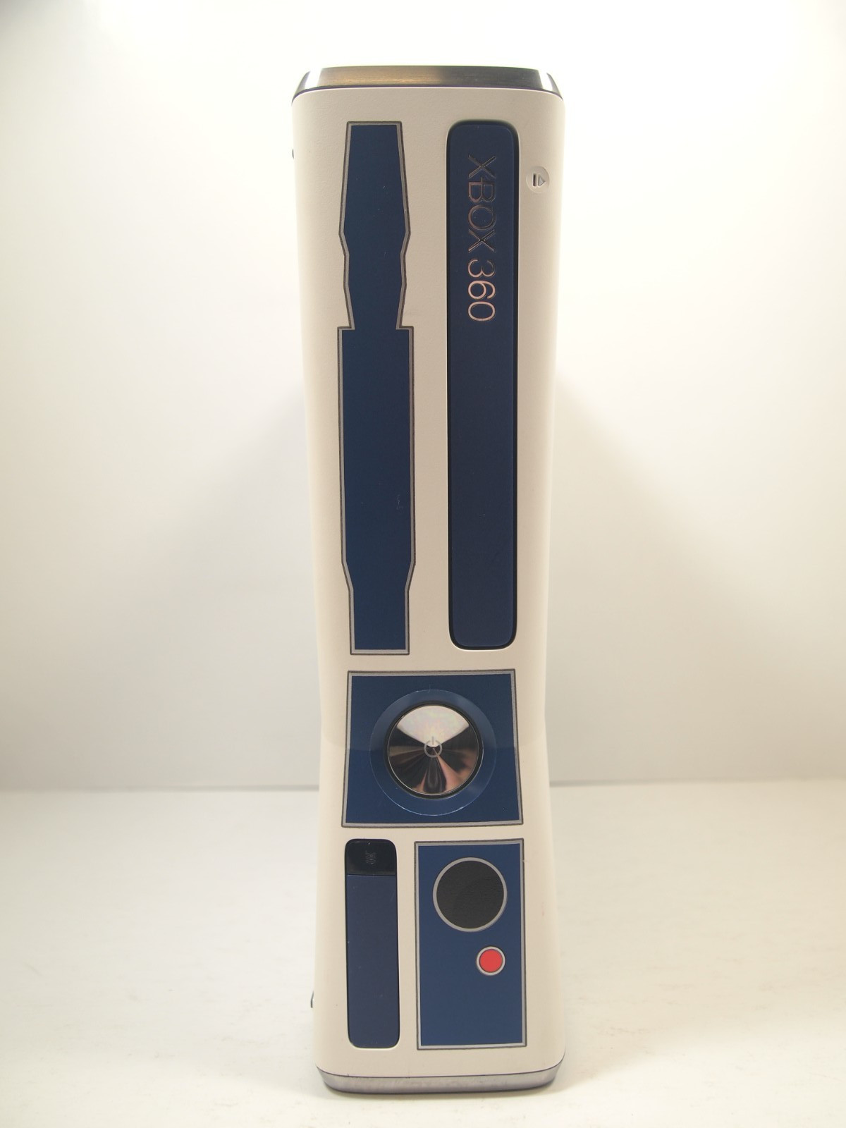Star Wars R2D2 Special Edition Xbox 360 Slim Console Only For Parts Or Repair