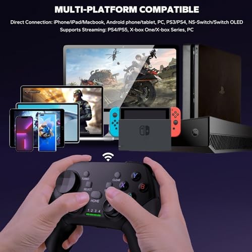 Wireless Mobile Gaming Controller Gamepad for Original Black