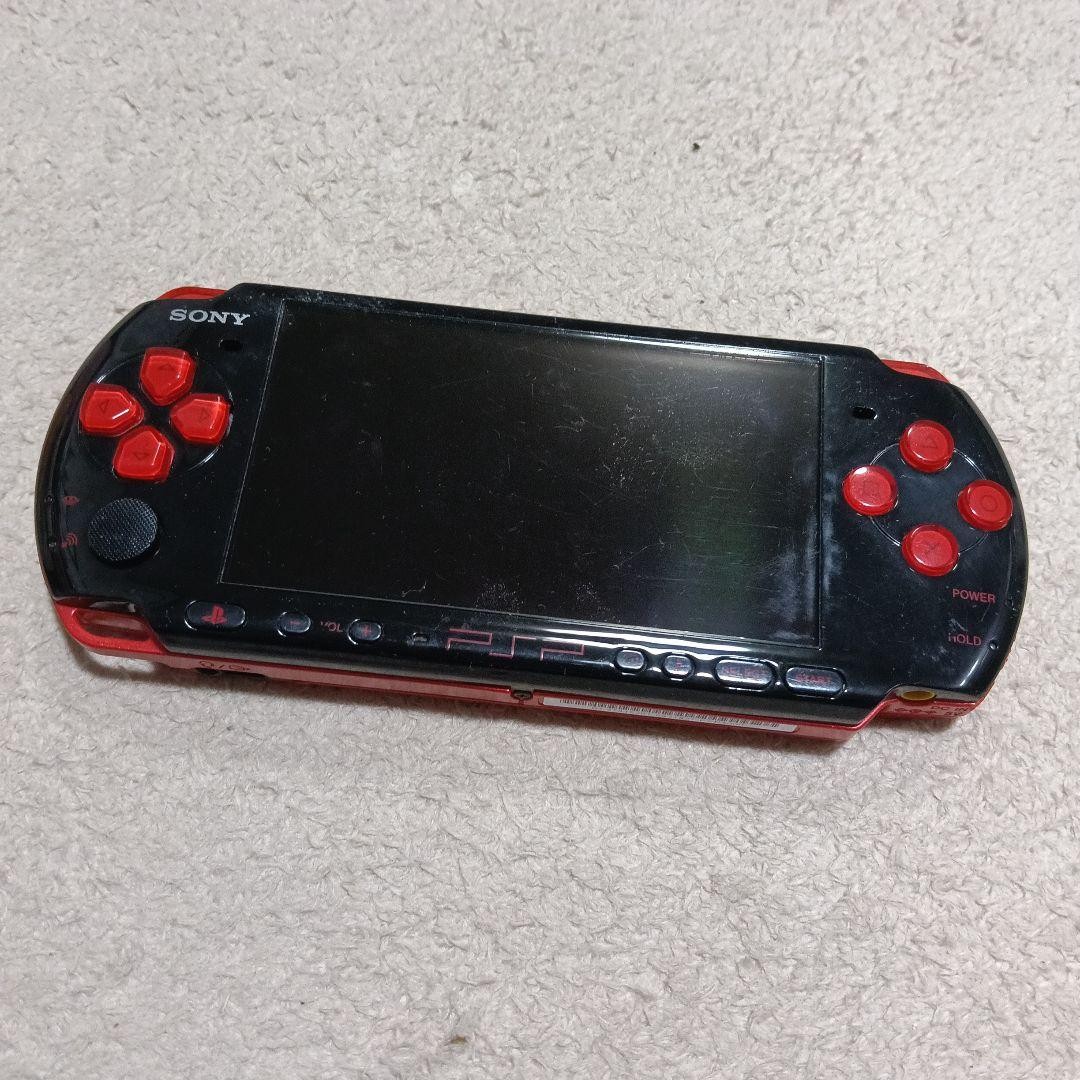 Sony PSP 3000 Console Only Color：Black Red limited color from japan USED