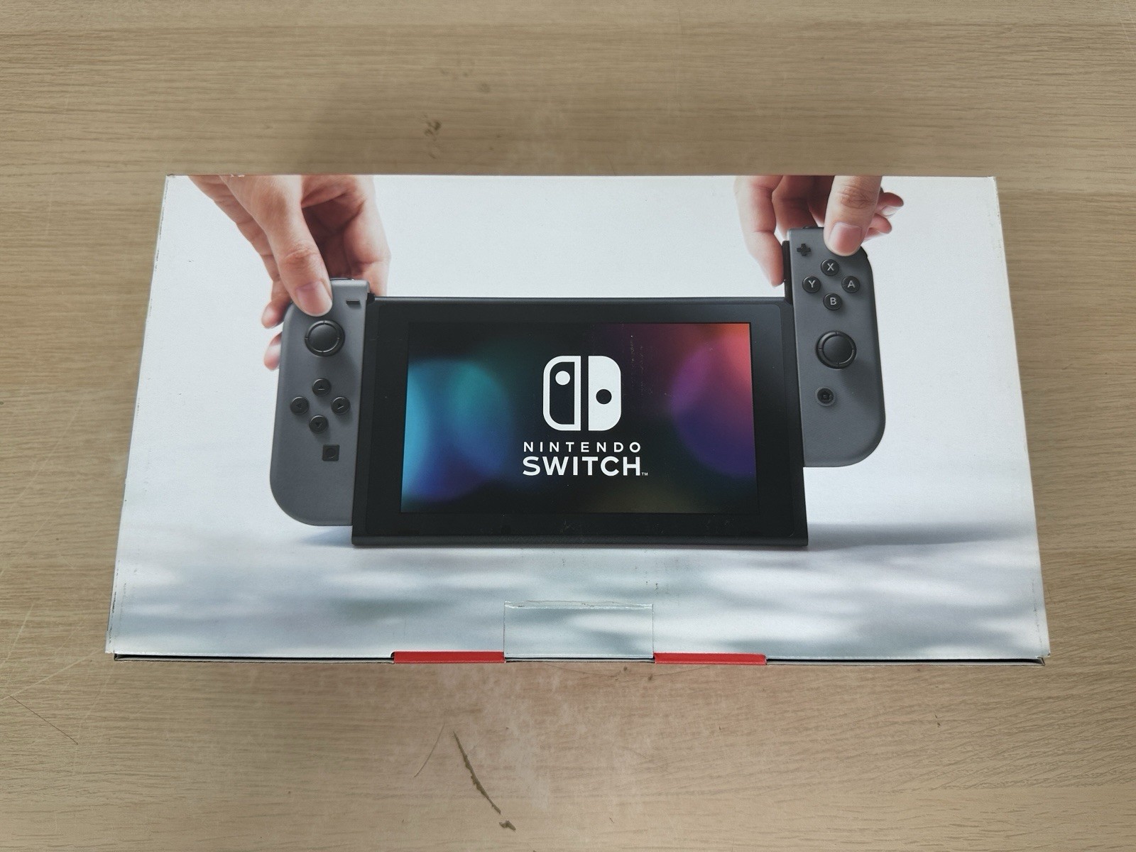 USA Nintendo Switch Console BOX ONLY – Gray Joy-Con HAC-001 (-01) Version