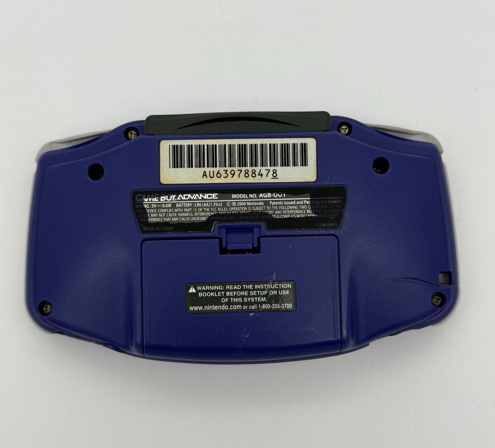 Nintendo Game Boy Advance Handheld System – Indigo
