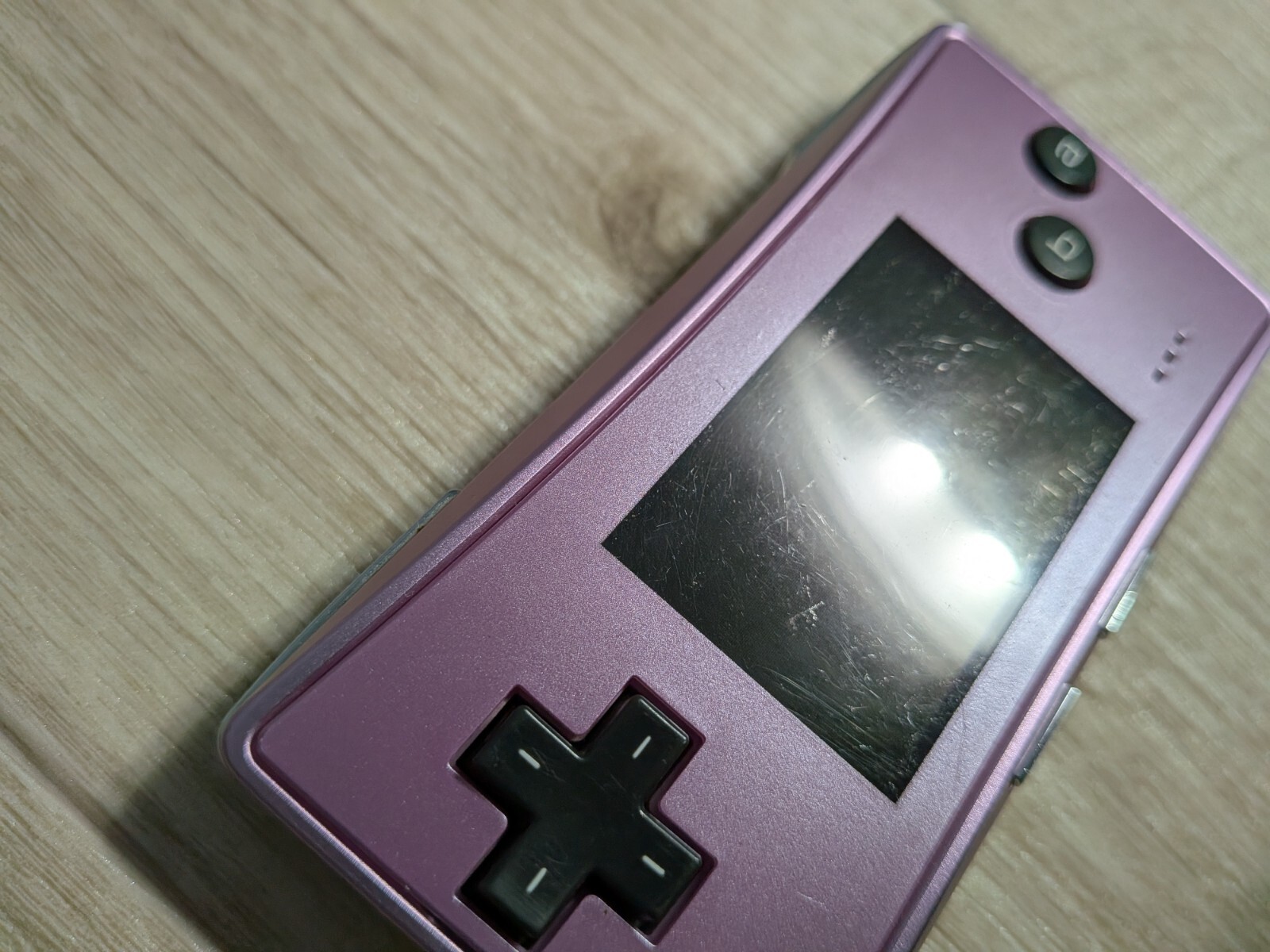 Nintendo game boy micro pink console Tested Work